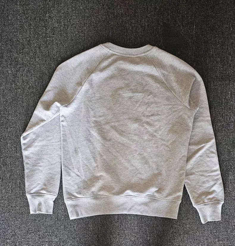 Balmain Gray Crewneck Sweatshirt with Green Text Size US S / EU 44-46 / 1 - 5 Thumbnail