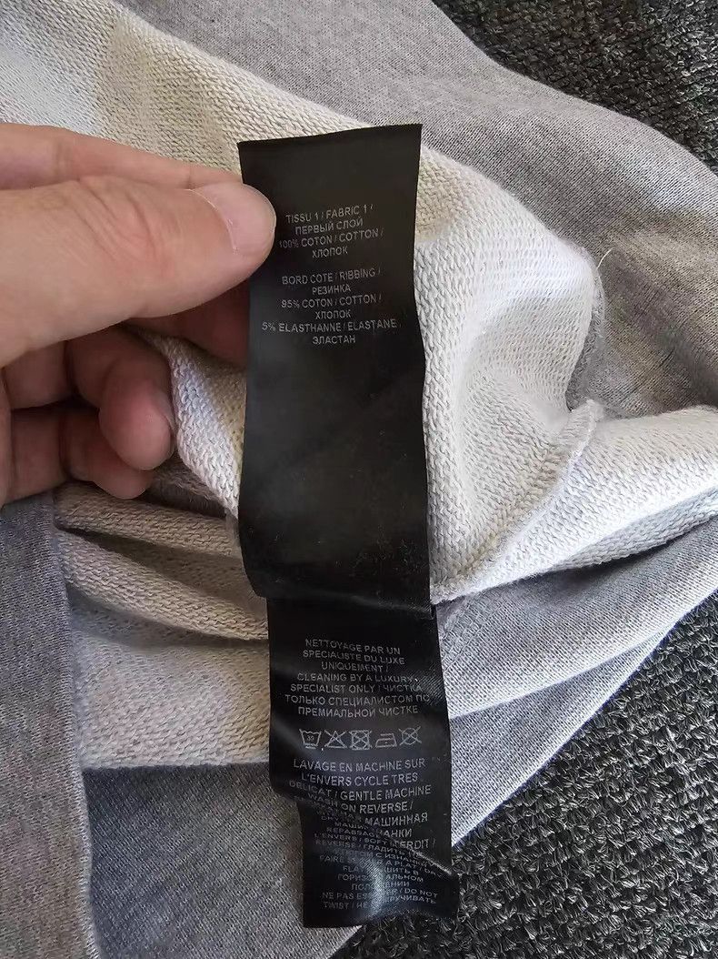 Balmain Gray Crewneck Sweatshirt with Green Text Size US S / EU 44-46 / 1 - 3 Thumbnail