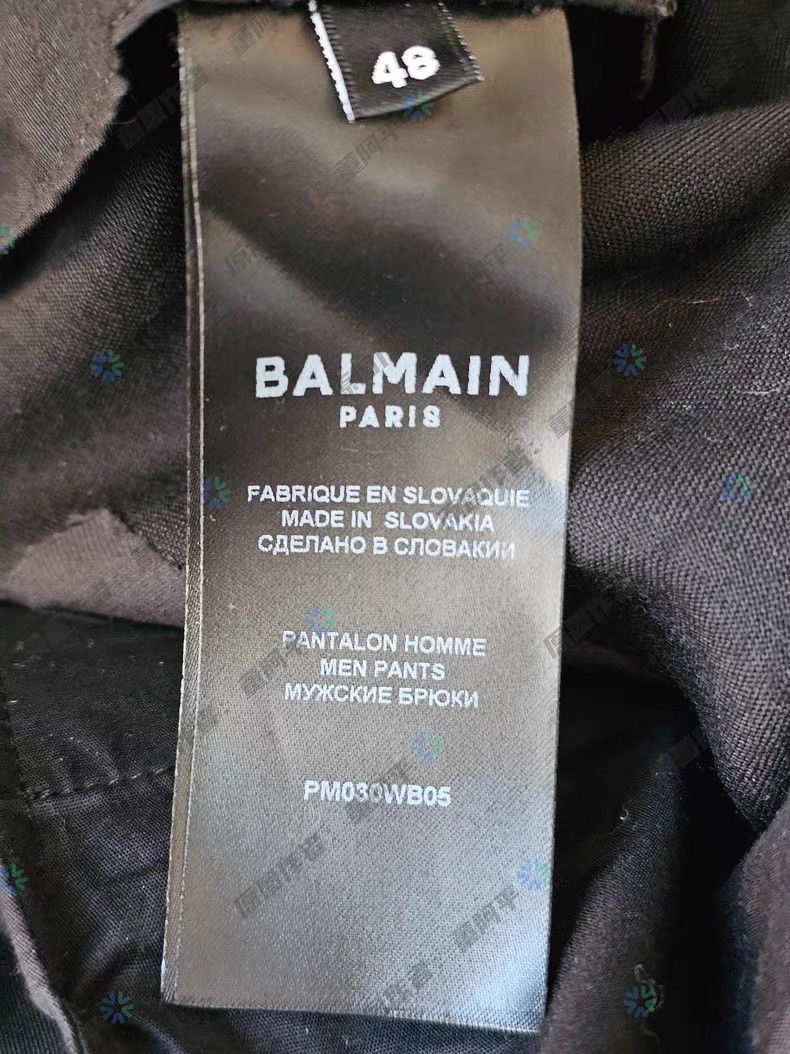 Balmain Black Casual Pants with Rolled Cuffs Size 34 Size US 34 / EU 50 - 3 Thumbnail