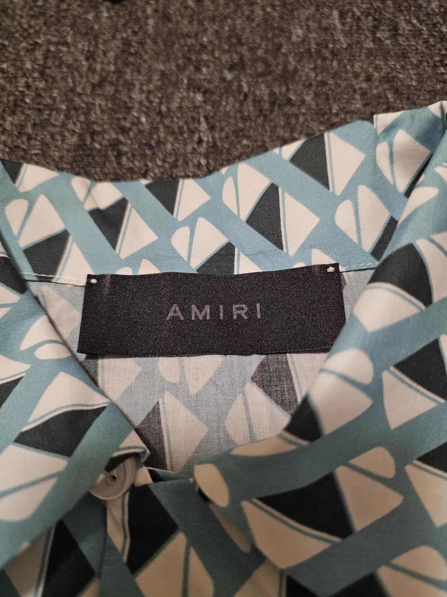 Amiri Geometric Pattern Short Sleeve Button-Up Shirt Size US S / EU 44-46 / 1 - 5 Thumbnail