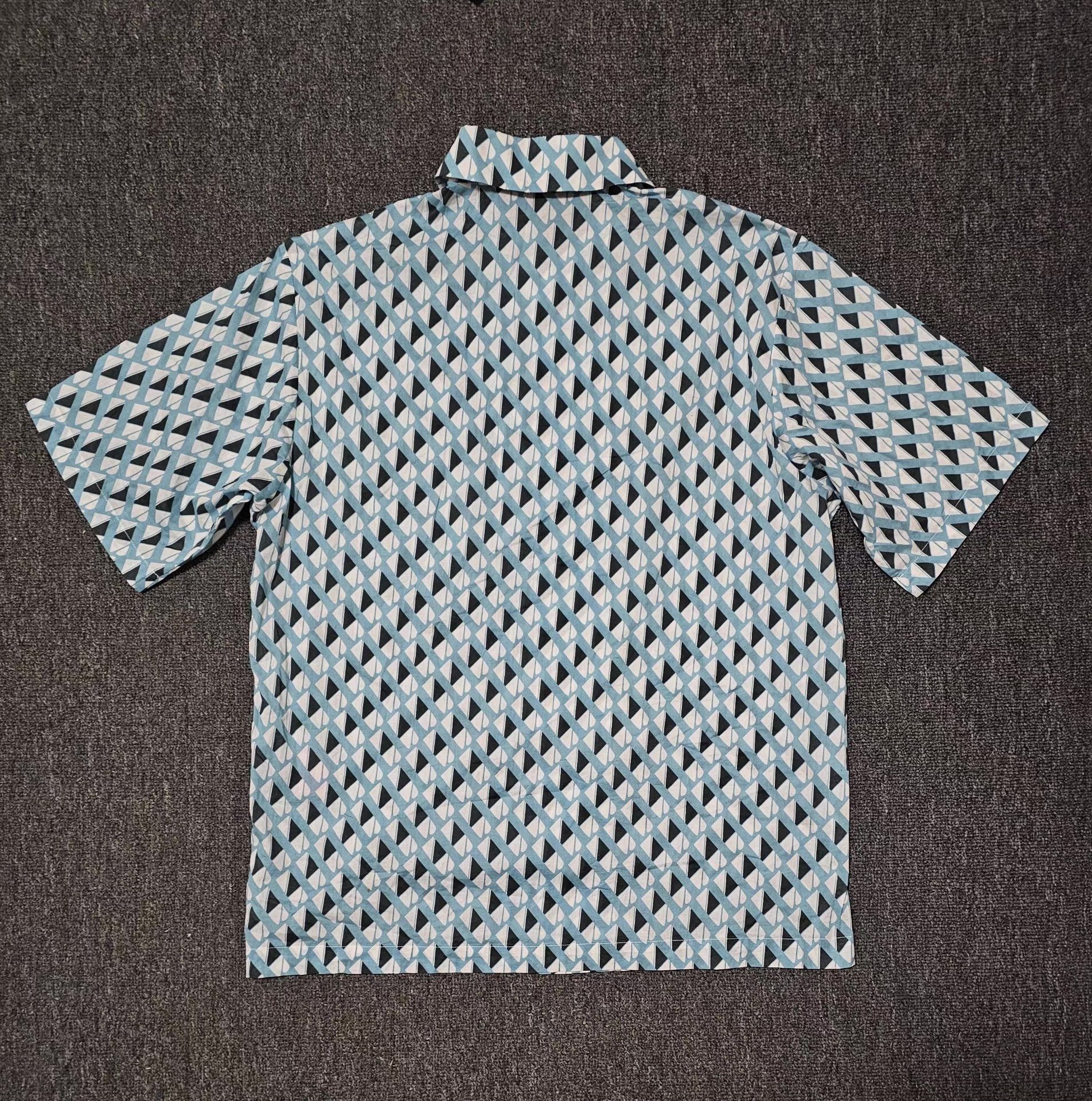 Amiri Geometric Pattern Short Sleeve Button-Up Shirt Size US S / EU 44-46 / 1 - 3 Thumbnail