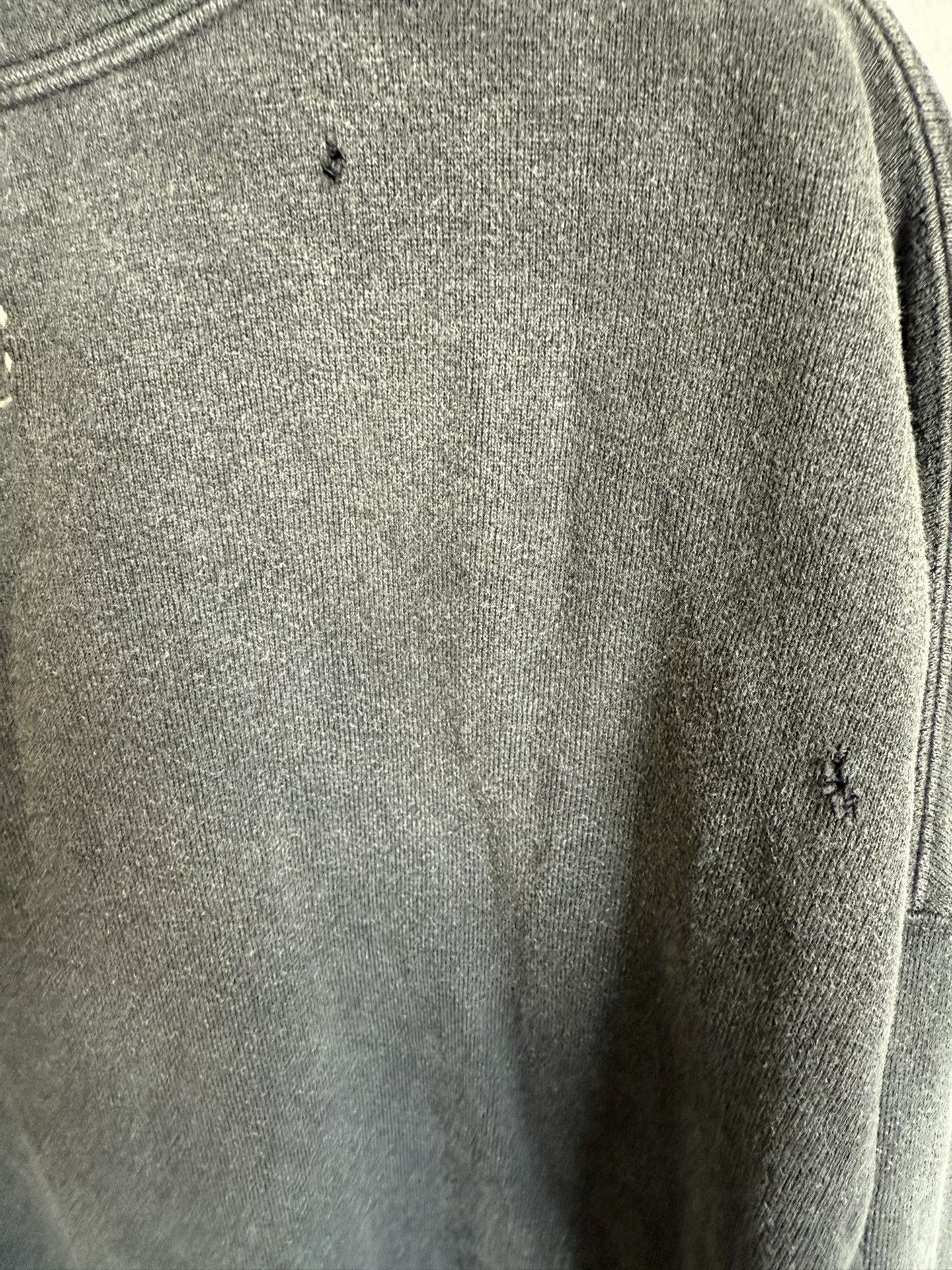 Visvim Visvim Distressed Gray Crewneck Sweatshirt Size US M / EU 48-50 / 2 - 5 Thumbnail