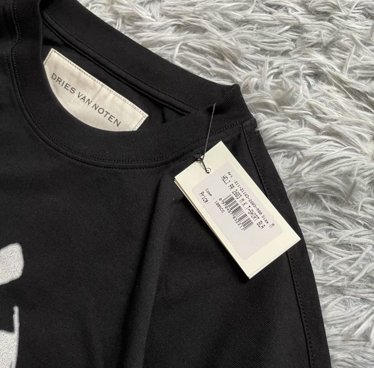 Dries Van Noten Black Short Sleeve Graphic T-Shirt Size US M / EU 48-50 / 2 - 3 Thumbnail