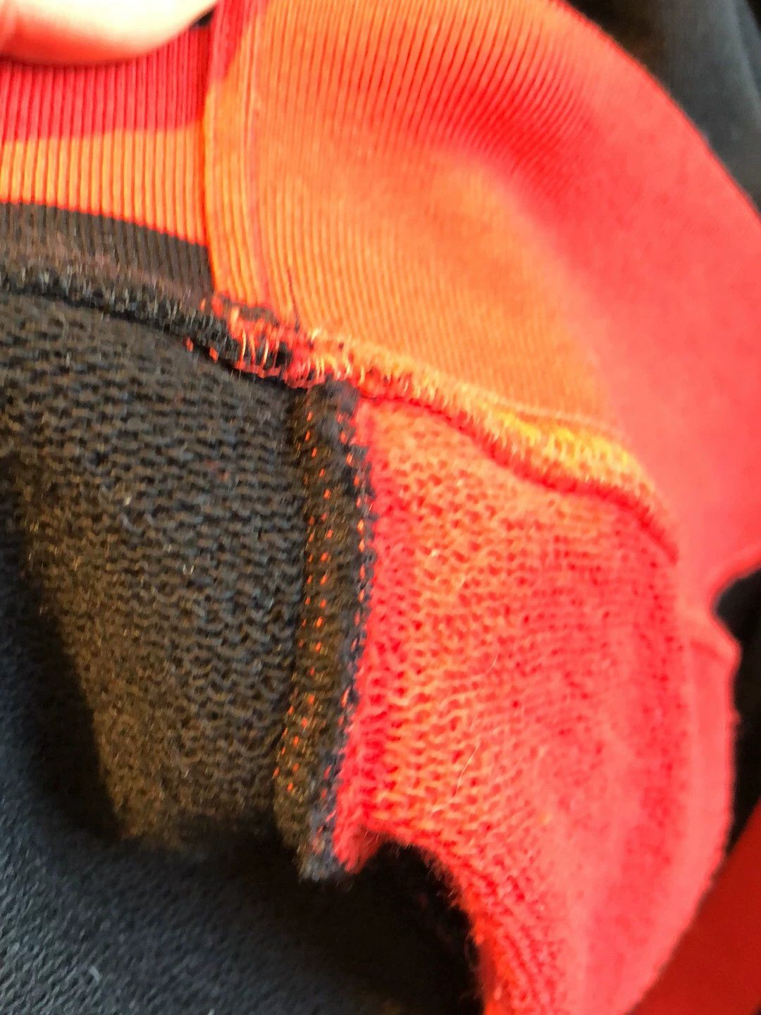 Alexander McQueen Alexander McQueen Black Red Asymmetric Sweater Size US S / EU 44-46 / 1 - 8 Thumbnail