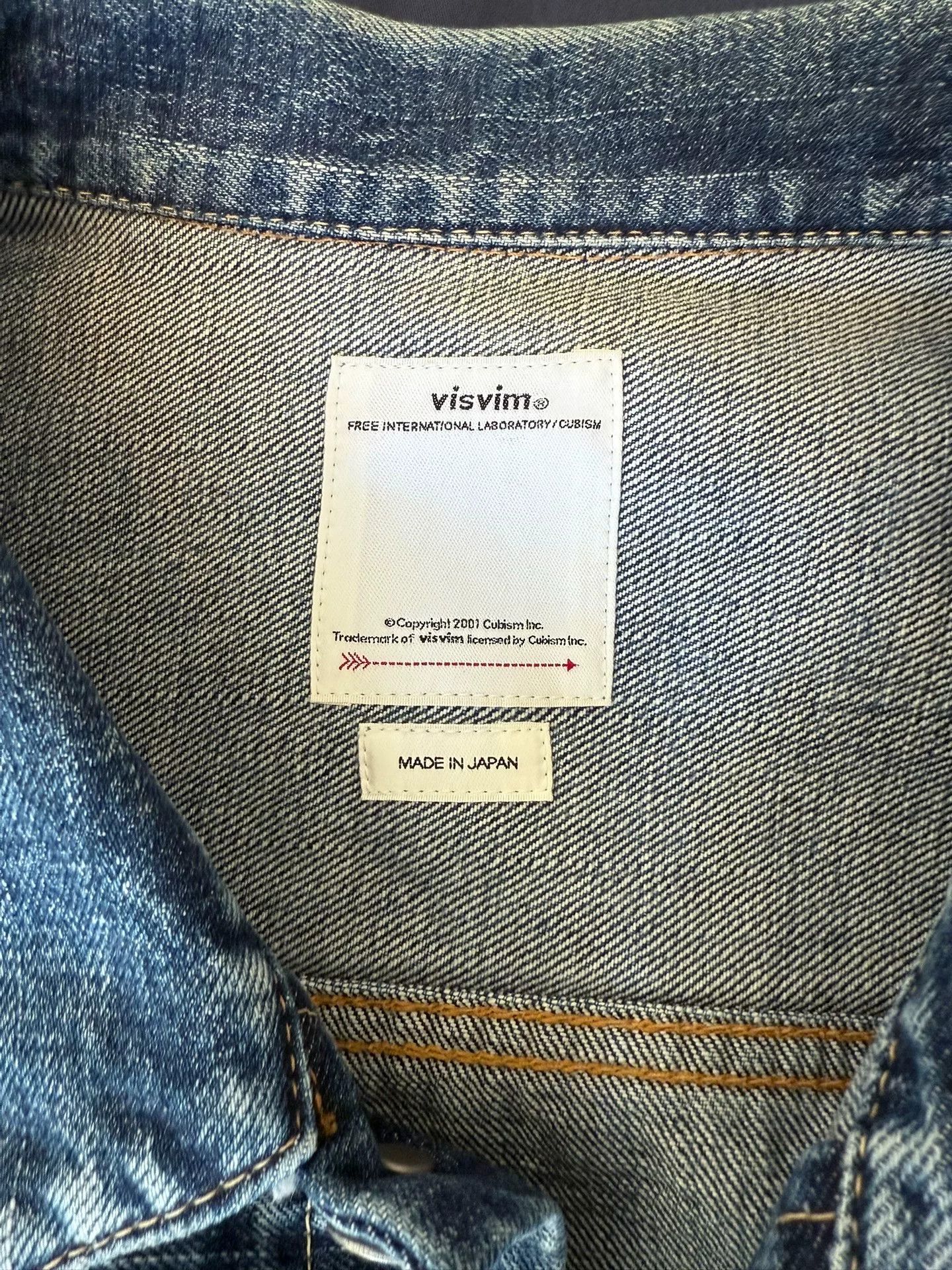Visvim Visvim SS 101 Denim Jacket Size US XL / EU 56 / 4 - 3 Thumbnail