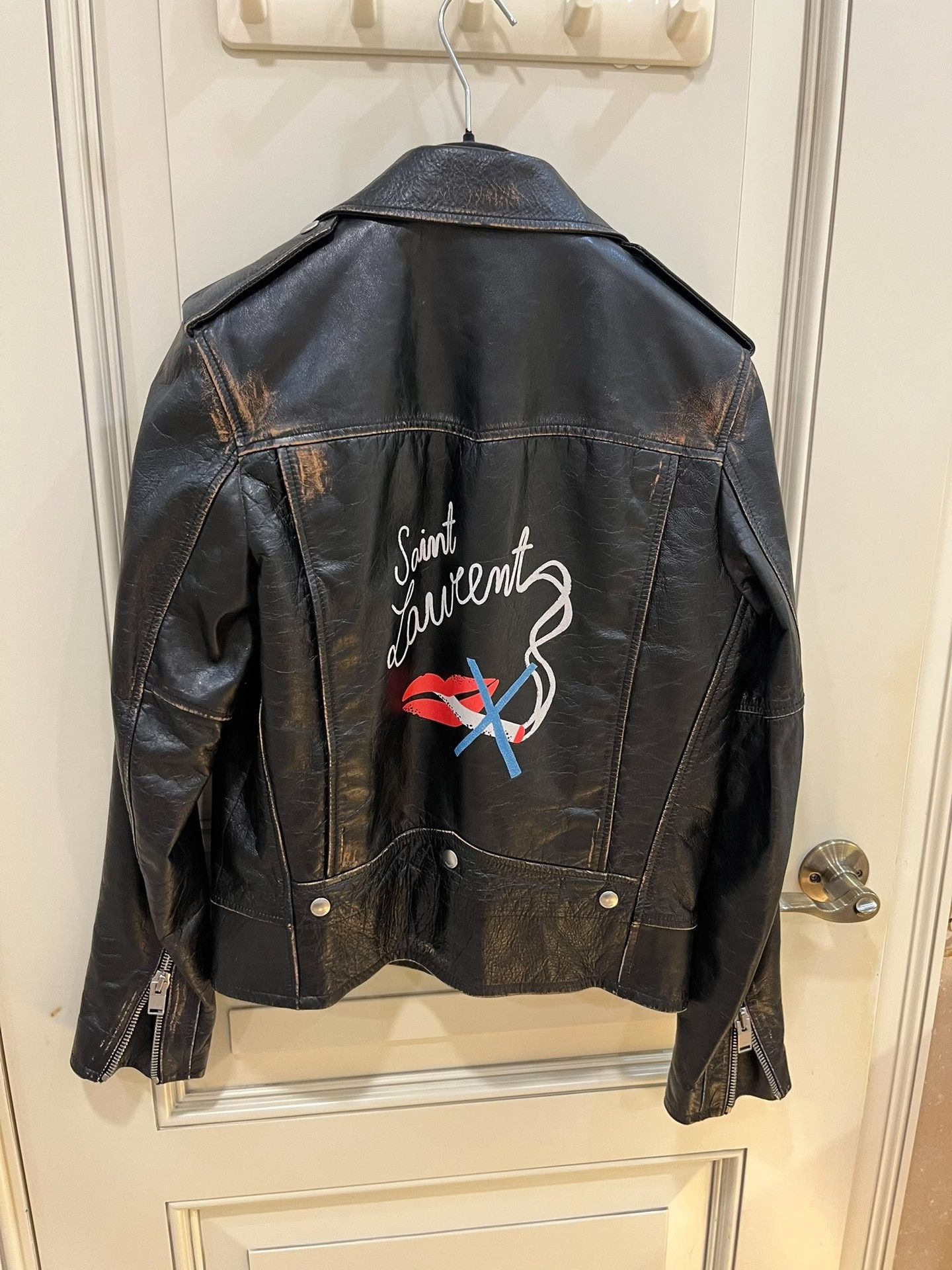 Yves Saint Laurent Saint Laurent NoSmoking Vintage Biker Jacket Size US S / EU 44-46 / 1 - 7 Thumbnail