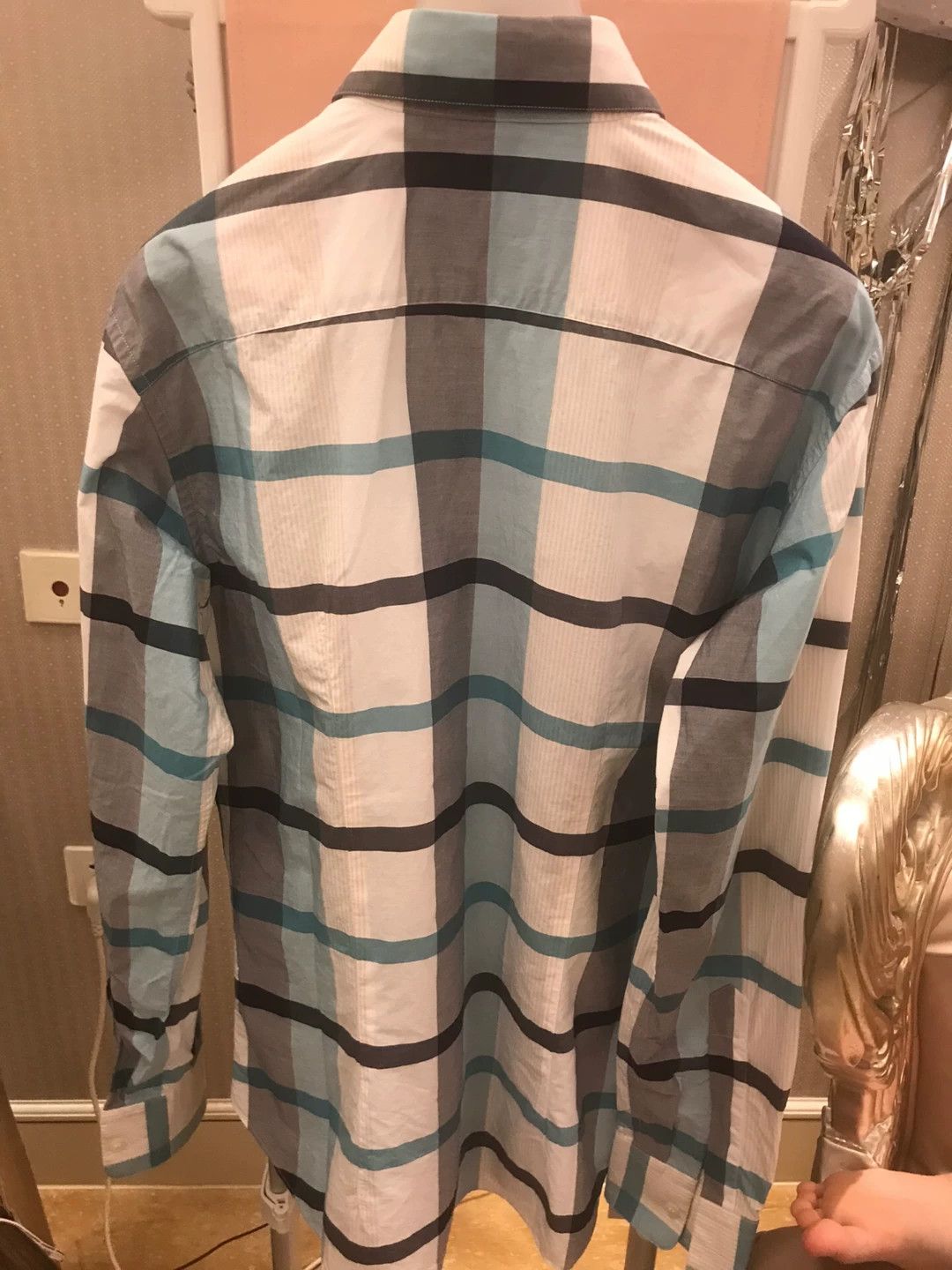 Salvatore Ferragamo Salvatore Ferragamo Fitted Check Shirt Size US S / EU 44-46 / 1 - 8 Thumbnail