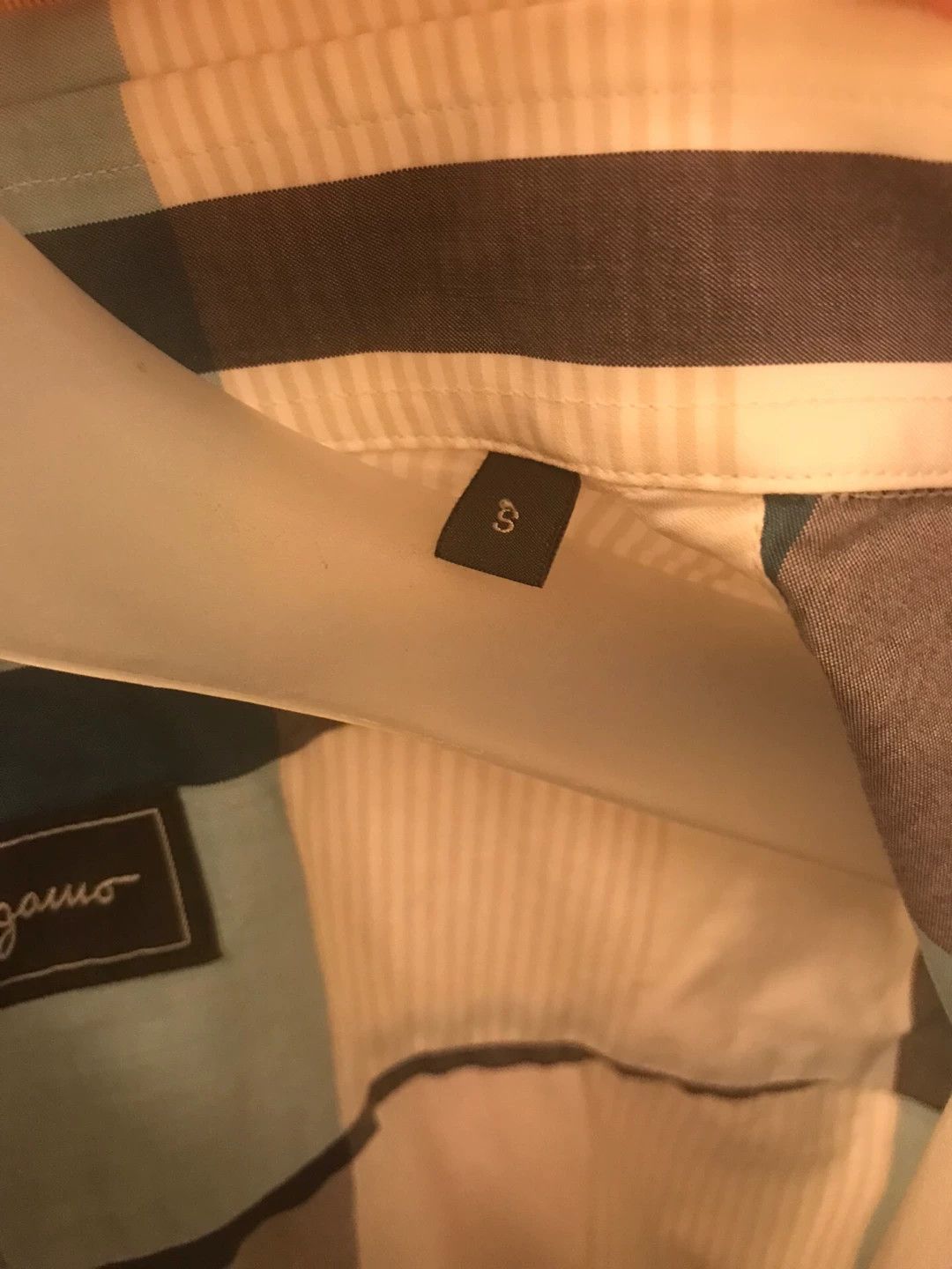 Salvatore Ferragamo Salvatore Ferragamo Fitted Check Shirt Size US S / EU 44-46 / 1 - 6 Thumbnail