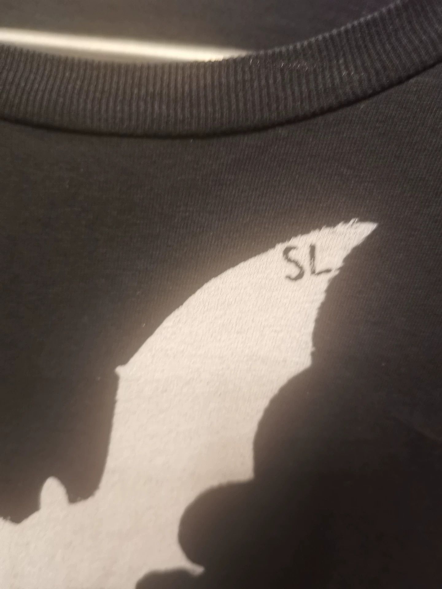 Yves Saint Laurent Saint Laurent Bat Print Black T-Shirt Size US S / EU 44-46 / 1 - 8 Thumbnail