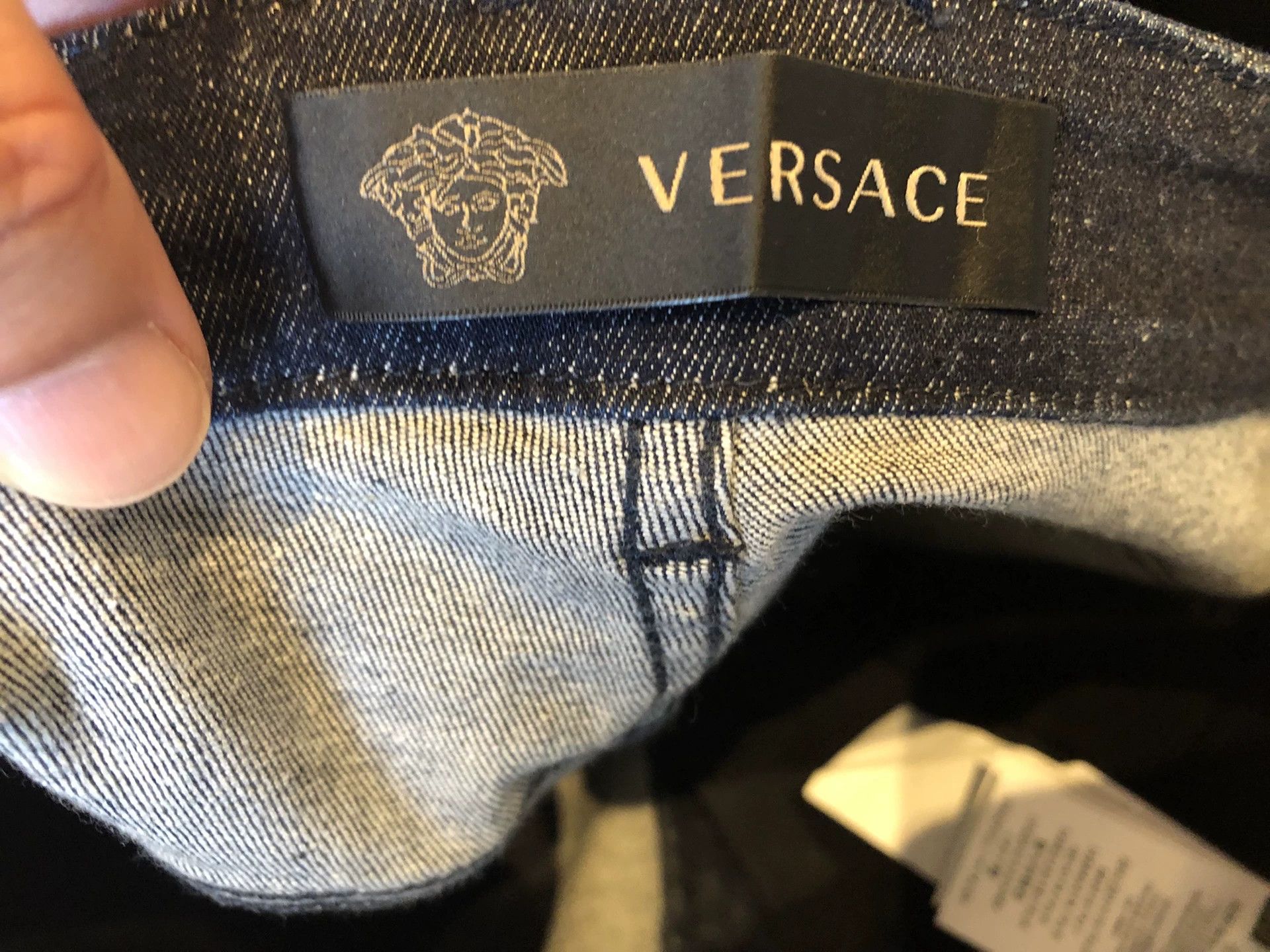 Versace Versace Baroque Print Denim Jeans Size US 30 / EU 46 - 7 Thumbnail