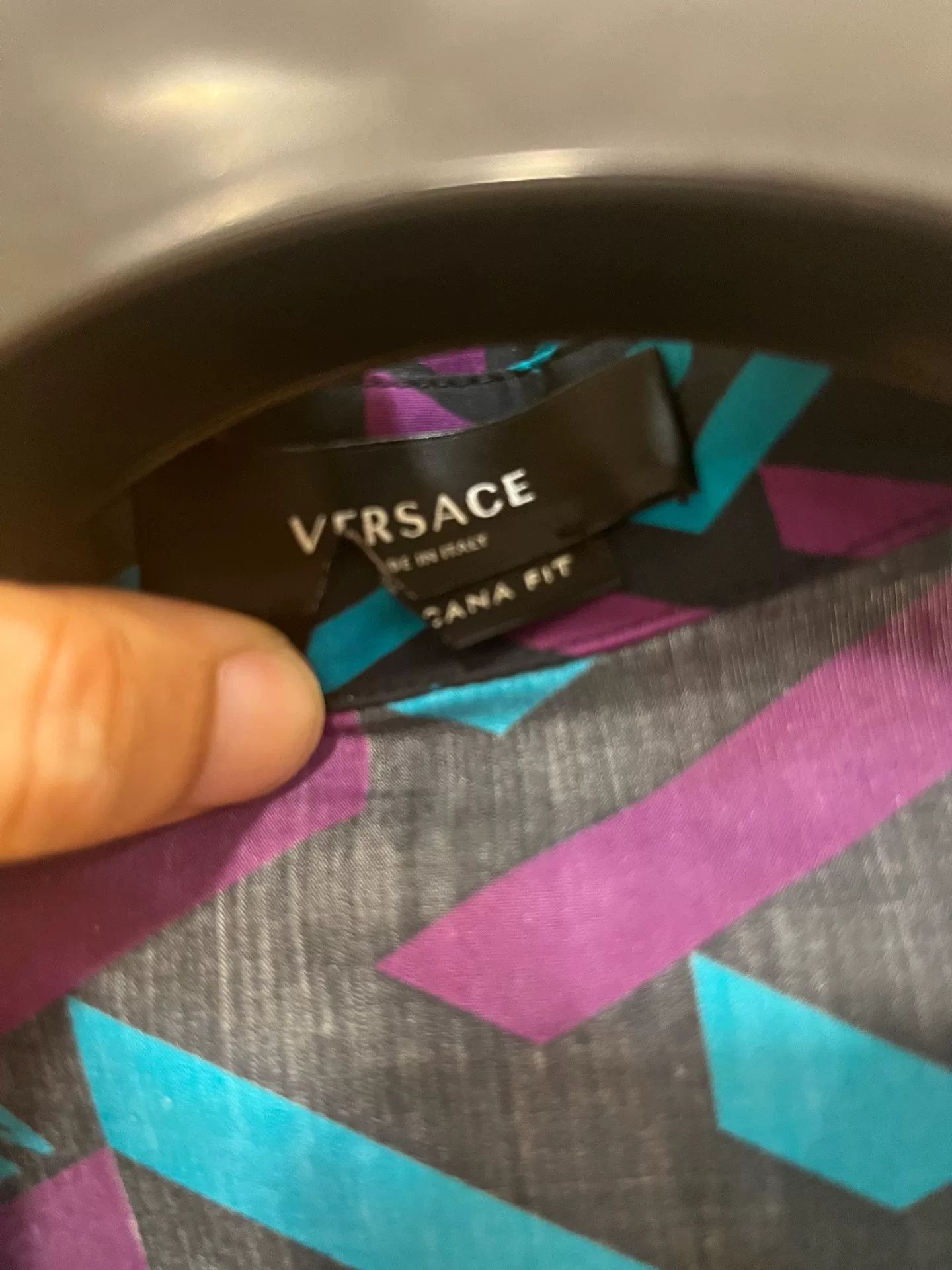 Versace Versace Greca Print Short Sleeve Shirt Size US S / EU 44-46 / 1 - 3 Thumbnail