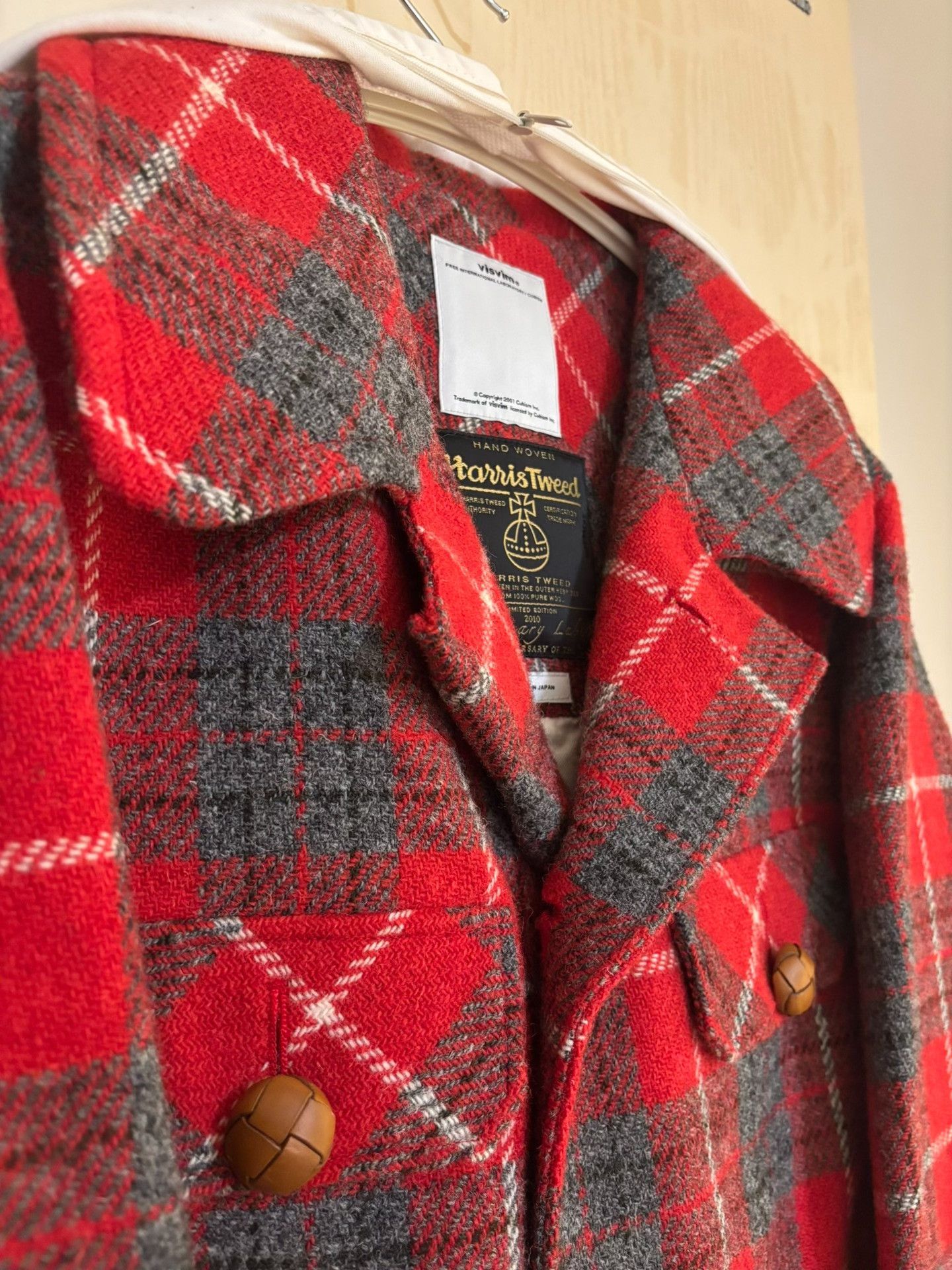 Visvim Visvim Harris Tweed Plaid Wool Coat Size US M / EU 48-50 / 2 - 5 Thumbnail