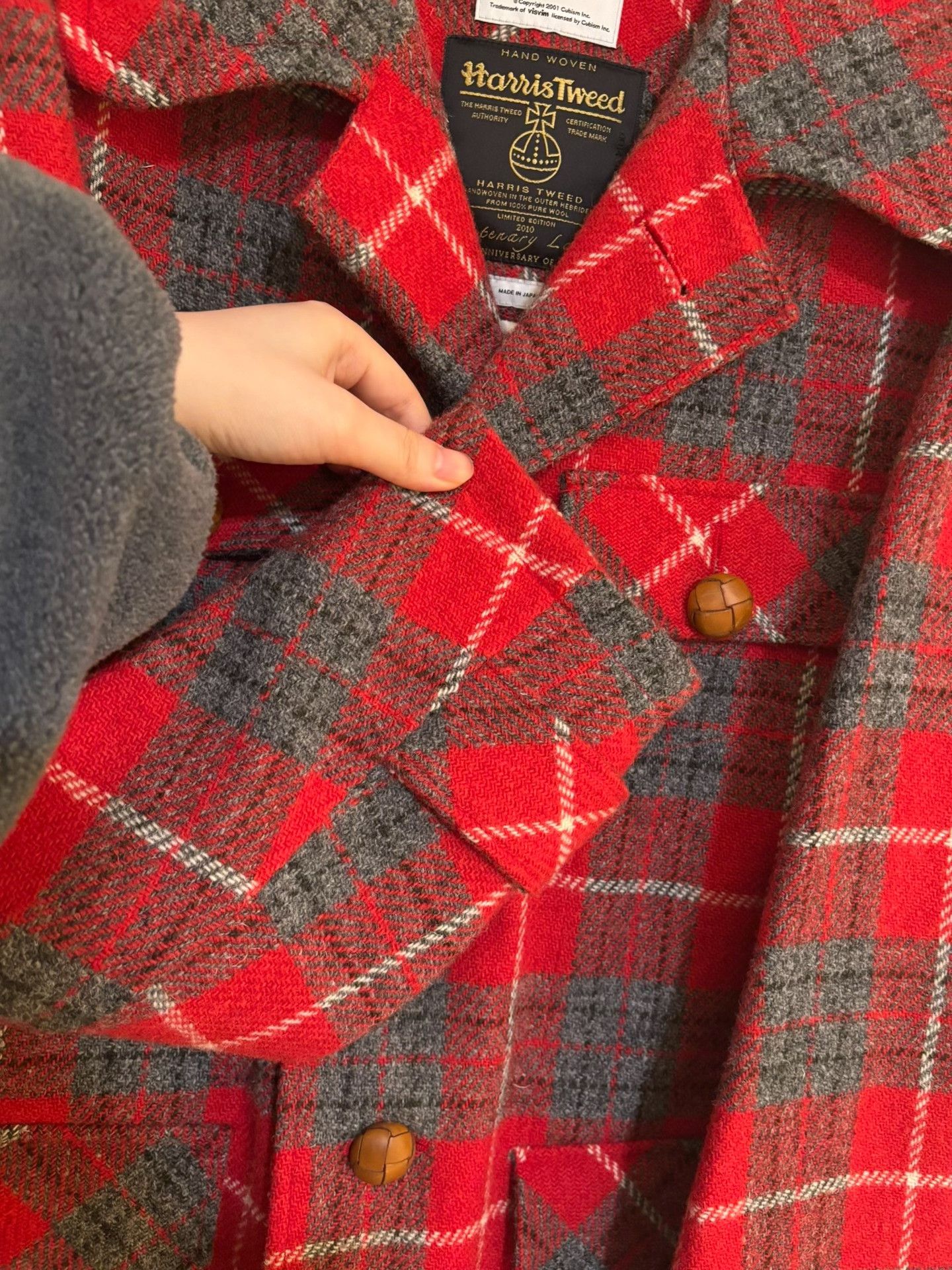Visvim Visvim Harris Tweed Plaid Wool Coat Size US M / EU 48-50 / 2 - 4 Thumbnail