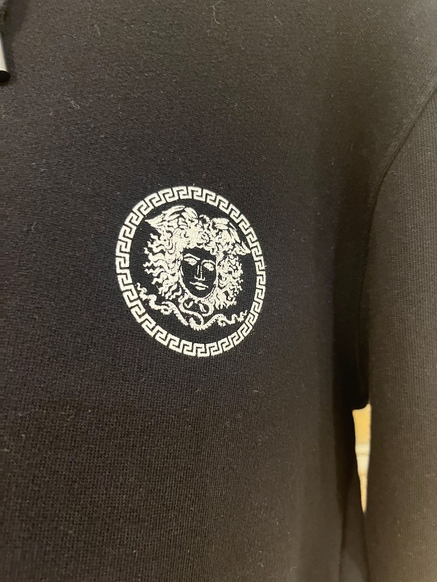 Versace Versace Baroque Print Black Hoodie Size US M / EU 48-50 / 2 - 2 Thumbnail