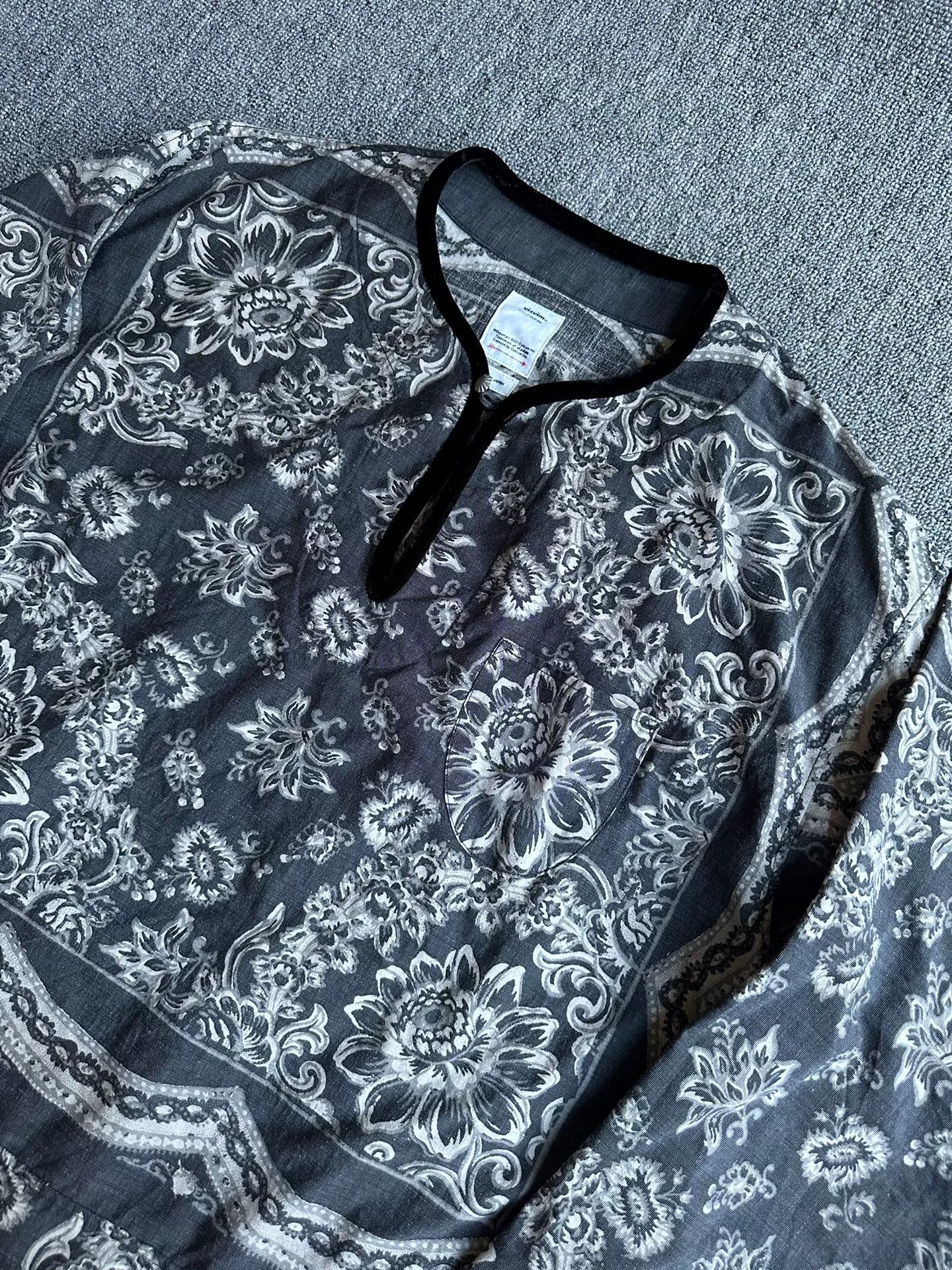 Visvim visvim Floral Tunic Shirt Size US XL / EU 56 / 4 - 2 Thumbnail