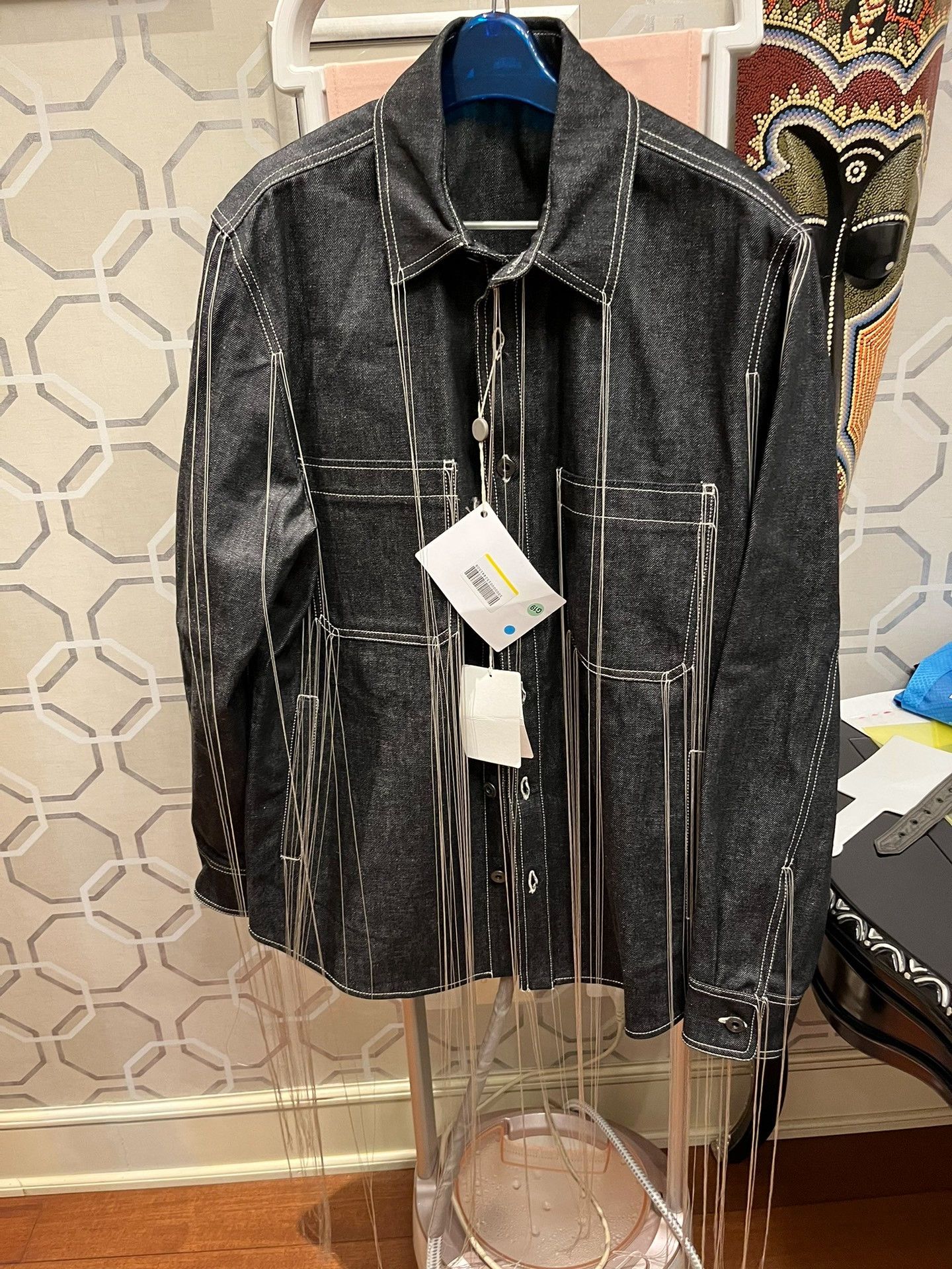 Valentino Valentino Denim Tassel Shirt Jacket Size US S / EU 44-46 / 1 - 3 Thumbnail