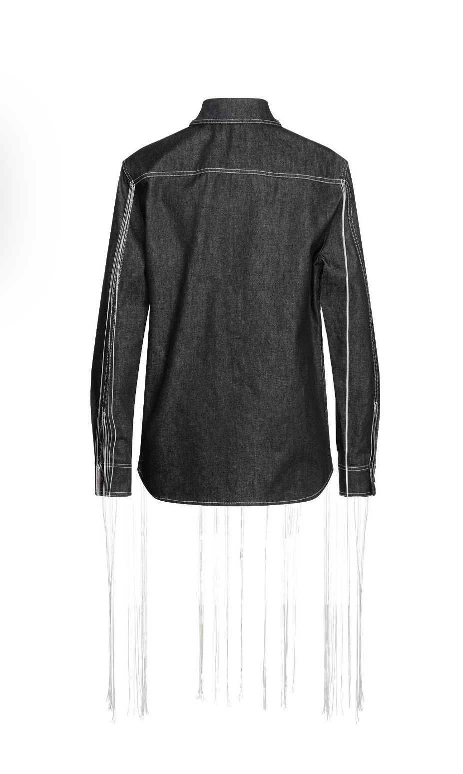 Valentino Valentino Denim Tassel Shirt Jacket Size US S / EU 44-46 / 1 - 2 Thumbnail