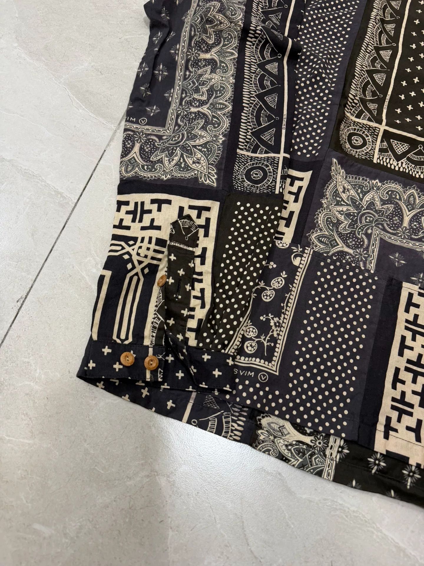 Visvim VISVIM 19SS ICT TUNIC P.O. Black Paisley Size US M / EU 48-50 / 2 - 2 Thumbnail