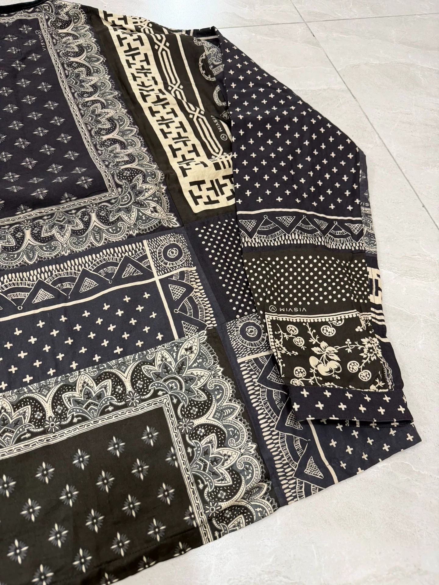 Visvim VISVIM 19SS ICT TUNIC P.O. Black Paisley Size US M / EU 48-50 / 2 - 9 Thumbnail