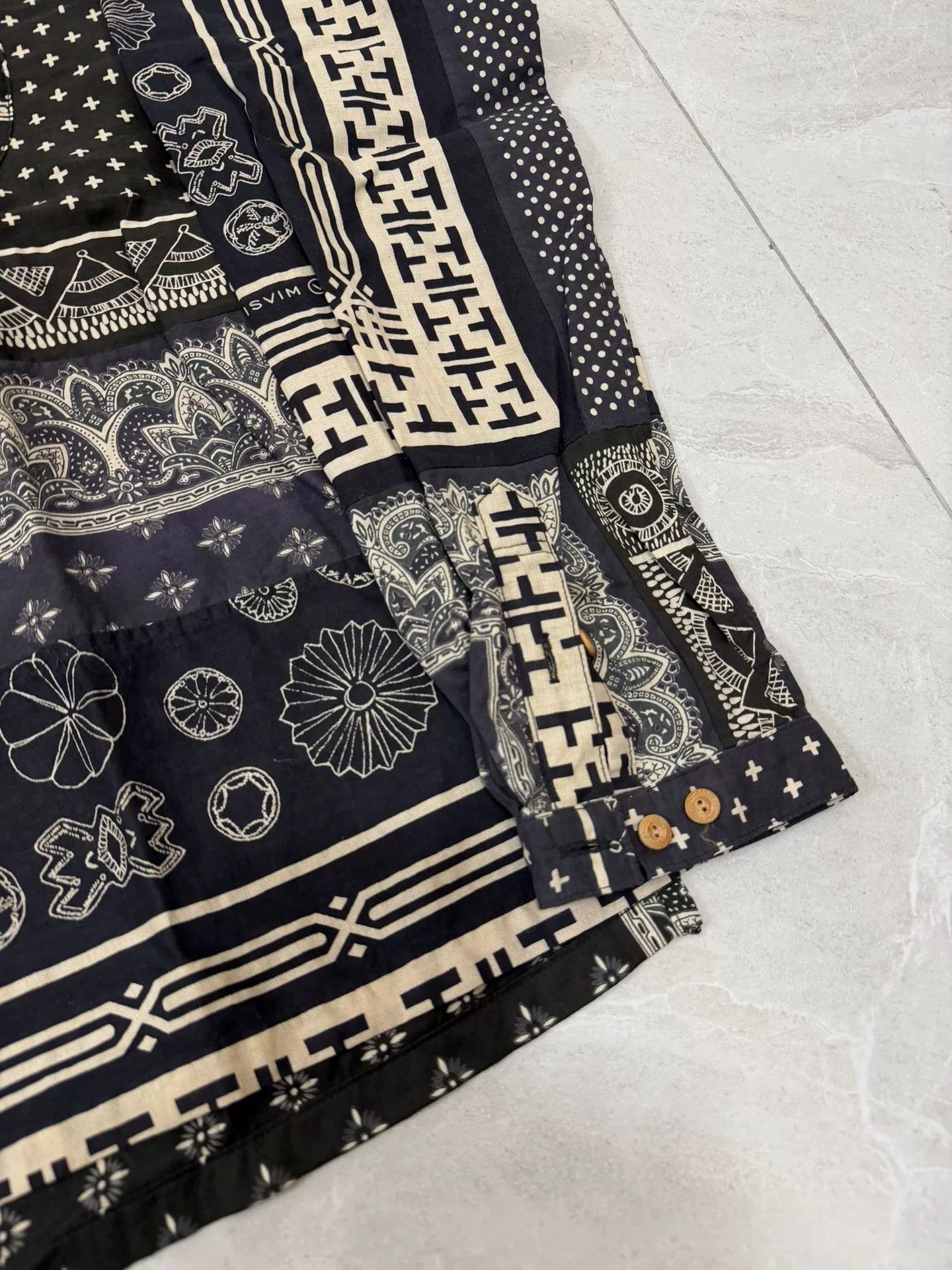 Visvim VISVIM 19SS ICT TUNIC P.O. Black Paisley Size US M / EU 48-50 / 2 - 3 Thumbnail