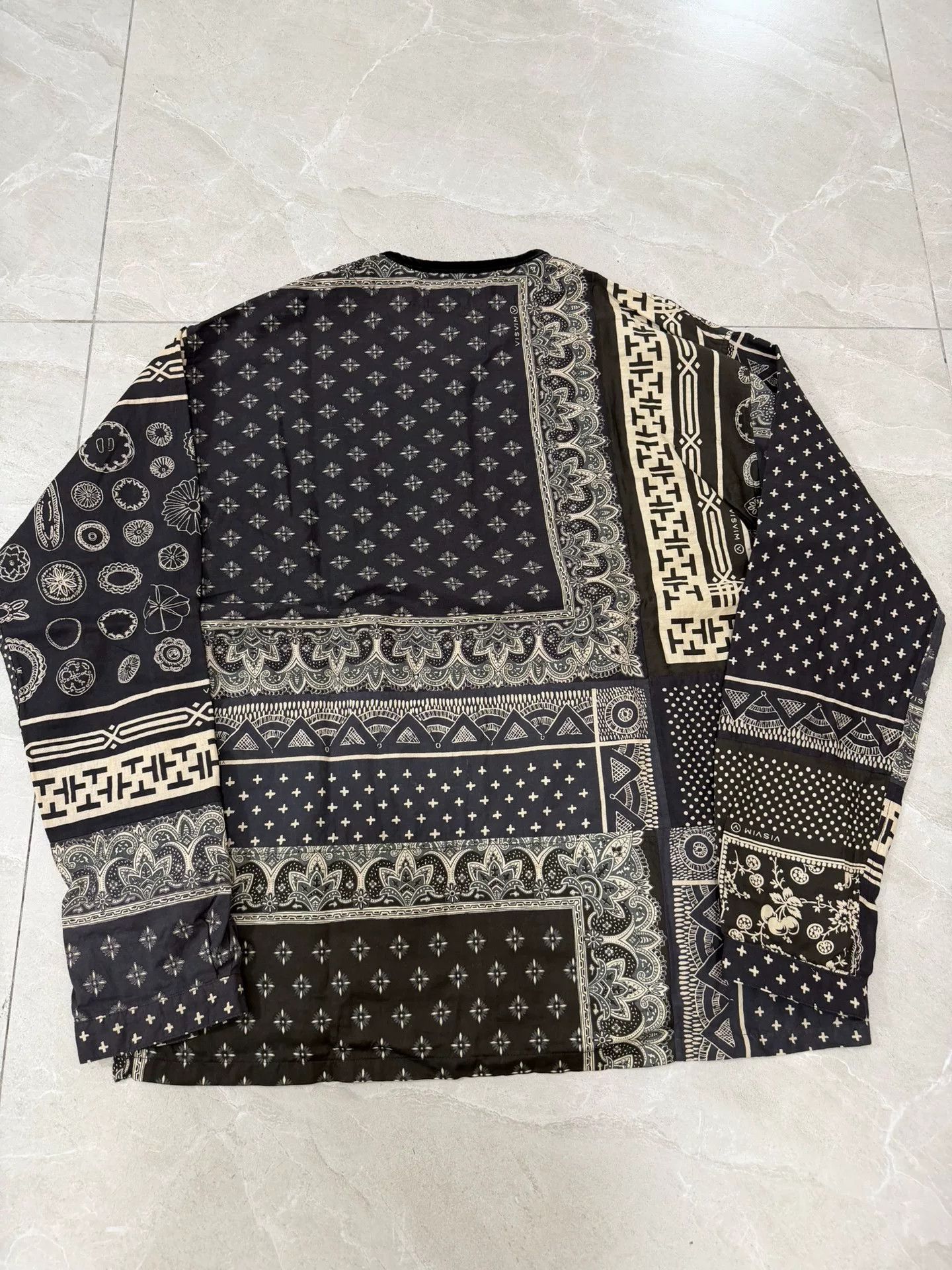 Visvim VISVIM 19SS ICT TUNIC P.O. Black Paisley Size US M / EU 48-50 / 2 - 7 Thumbnail