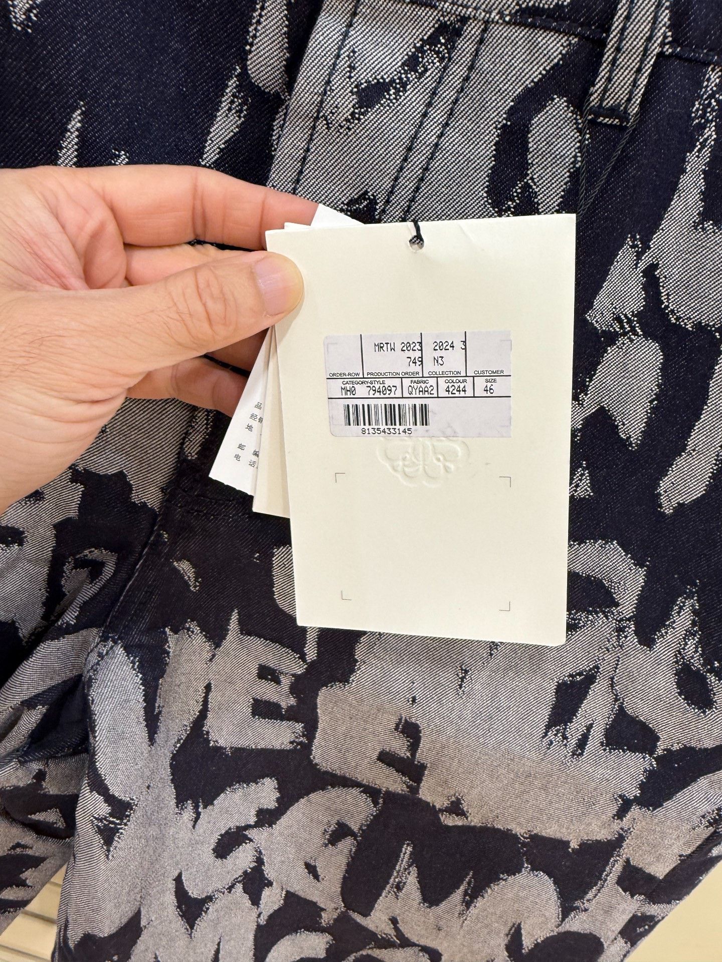 Alexander McQueen Alexander McQueen Denim Graffiti Shirt & Shorts Size US M / EU 48-50 / 2 - 9 Thumbnail