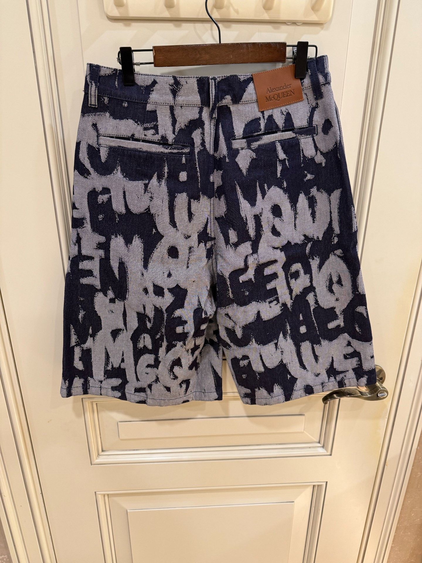 Alexander McQueen Alexander McQueen Denim Graffiti Shirt & Shorts Size US M / EU 48-50 / 2 - 7 Thumbnail