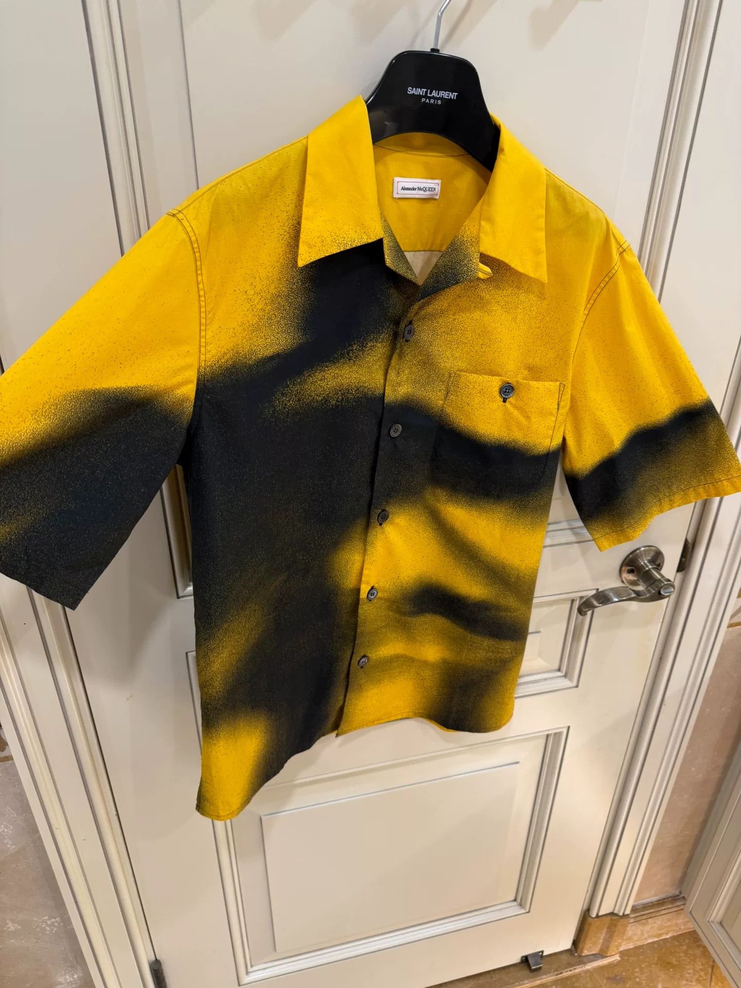 Alexander McQueen Alexander McQueen Graffiti Spray-Paint Shirt Size US M / EU 48-50 / 2 - 3 Thumbnail