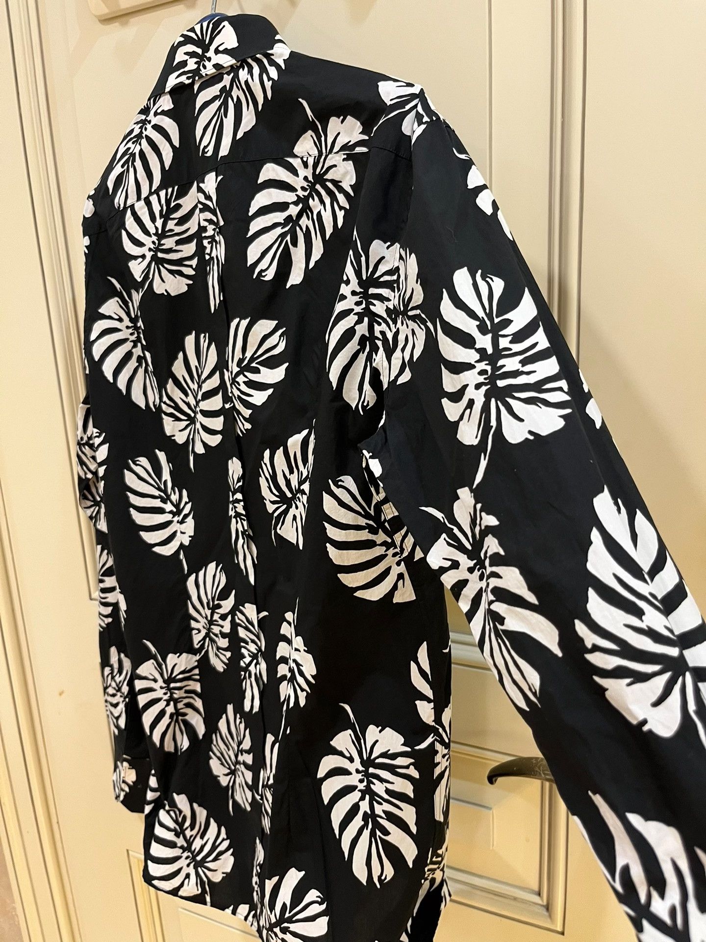 Dolce & Gabbana Dolce&Gabbana Cotton Leaf Print Shirt Size S / US 4 / IT 40 - 4 Thumbnail