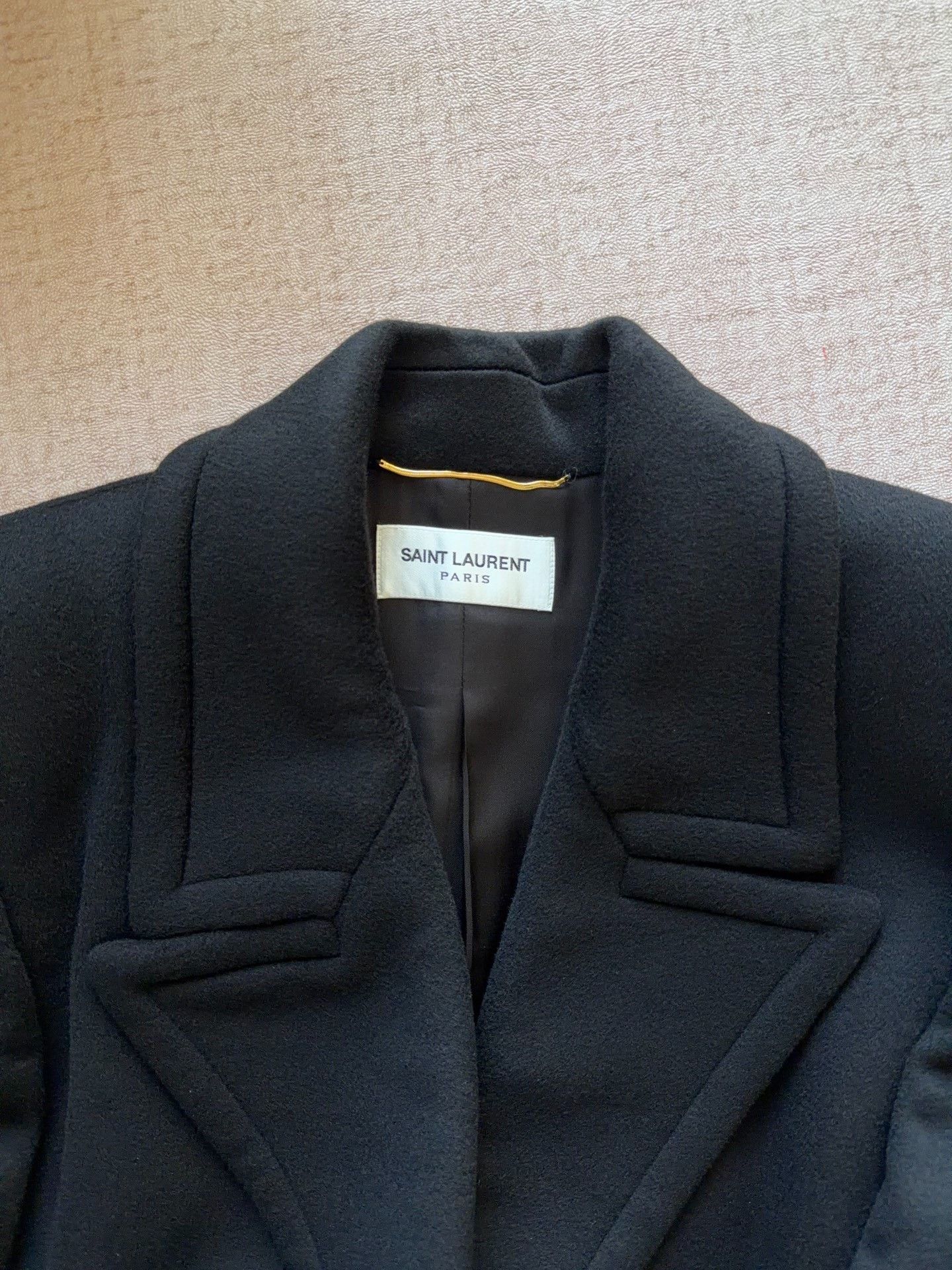 Saint Laurent Paris Saint Laurent Double-Breasted Wool Coat Size US XS / EU 42 / 0 - 3 Thumbnail