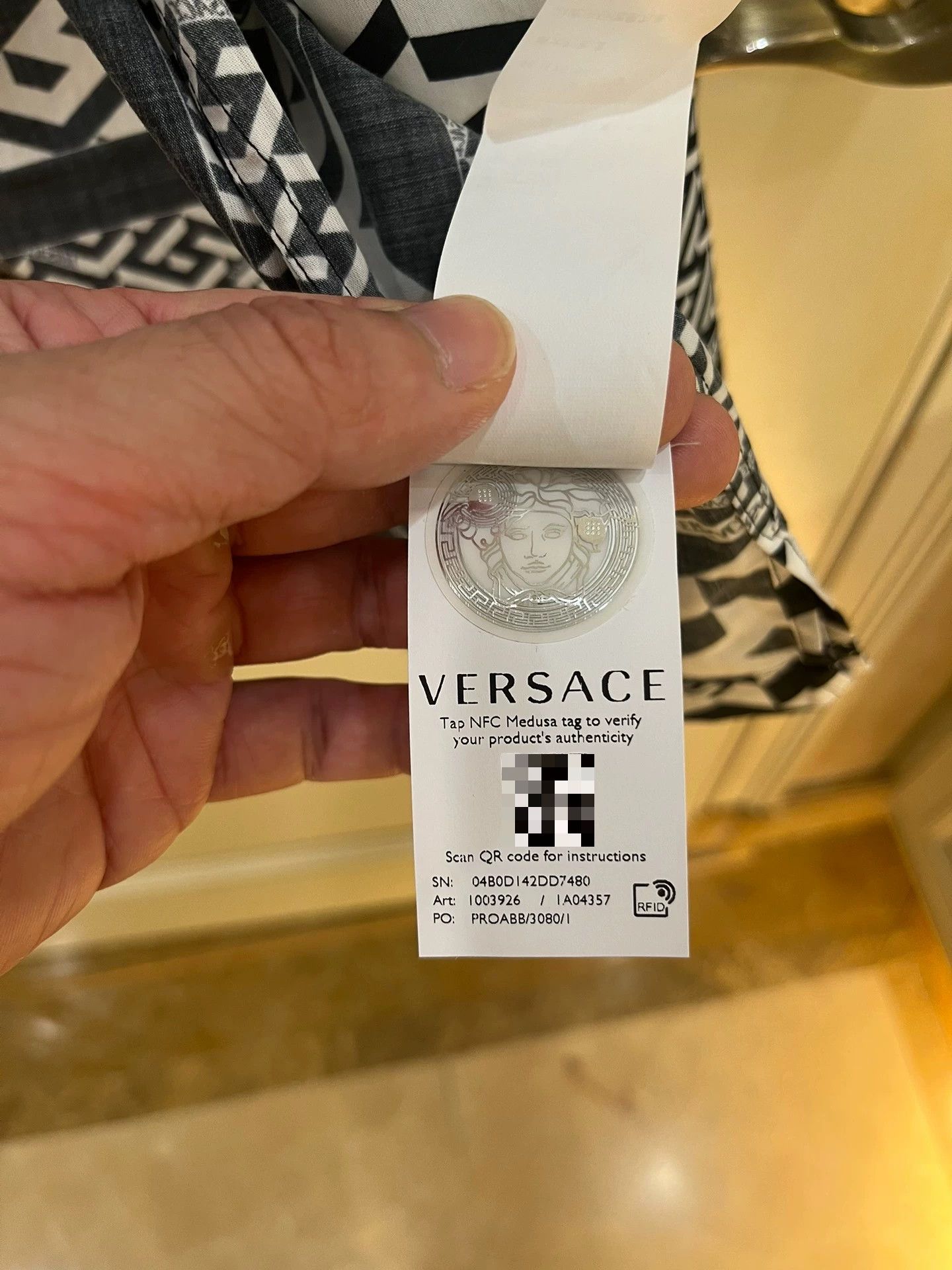 Versace Versace Greca Print Classic Shirt Size US S / EU 44-46 / 1 - 5 Thumbnail