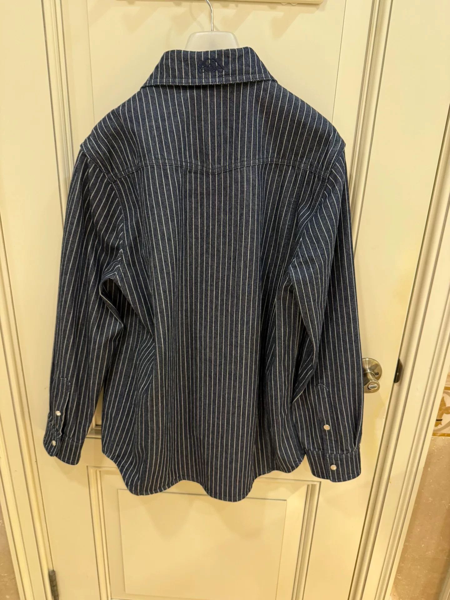 Alexander McQueen Alexander McQueen Striped Denim Shirt Jacket Size US M / EU 48-50 / 2 - 8 Thumbnail