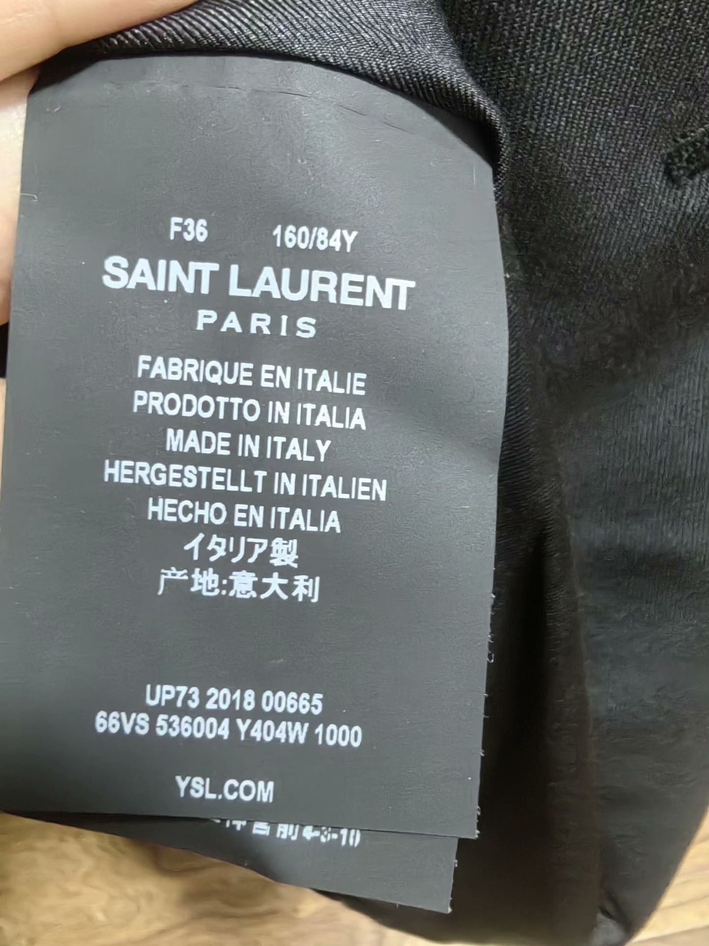Saint Laurent Paris Saint Laurent Black Smoking Blazer Size XS / US 0-2 / IT 36-38 - 5 Thumbnail
