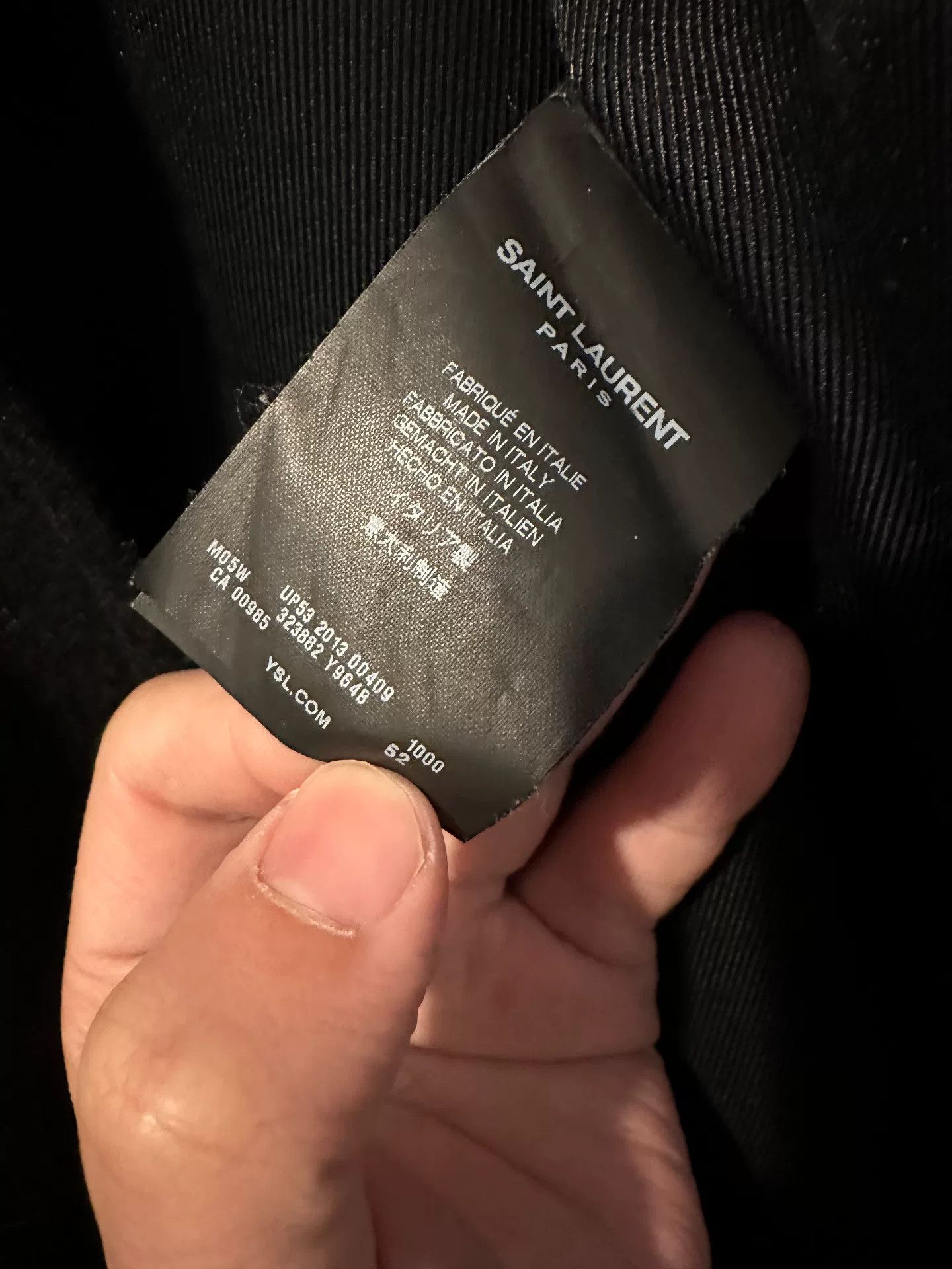 Saint Laurent Paris Saint Laurent 13FW Black Gold Button Jacket Size US L / EU 52-54 / 3 - 6 Thumbnail
