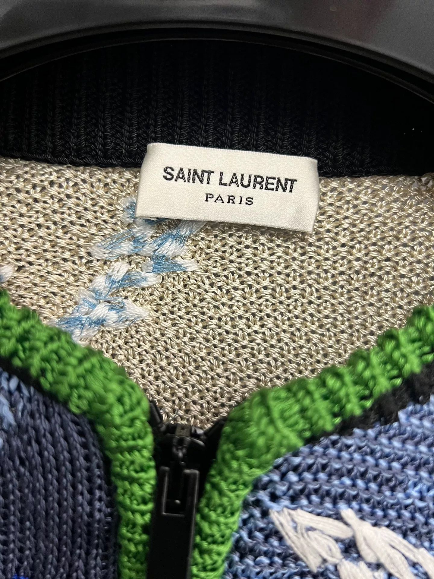 Saint Laurent Paris Saint Laurent Colorful Floral Embroidery Cardigan Size US XS / EU 42 / 0 - 3 Thumbnail