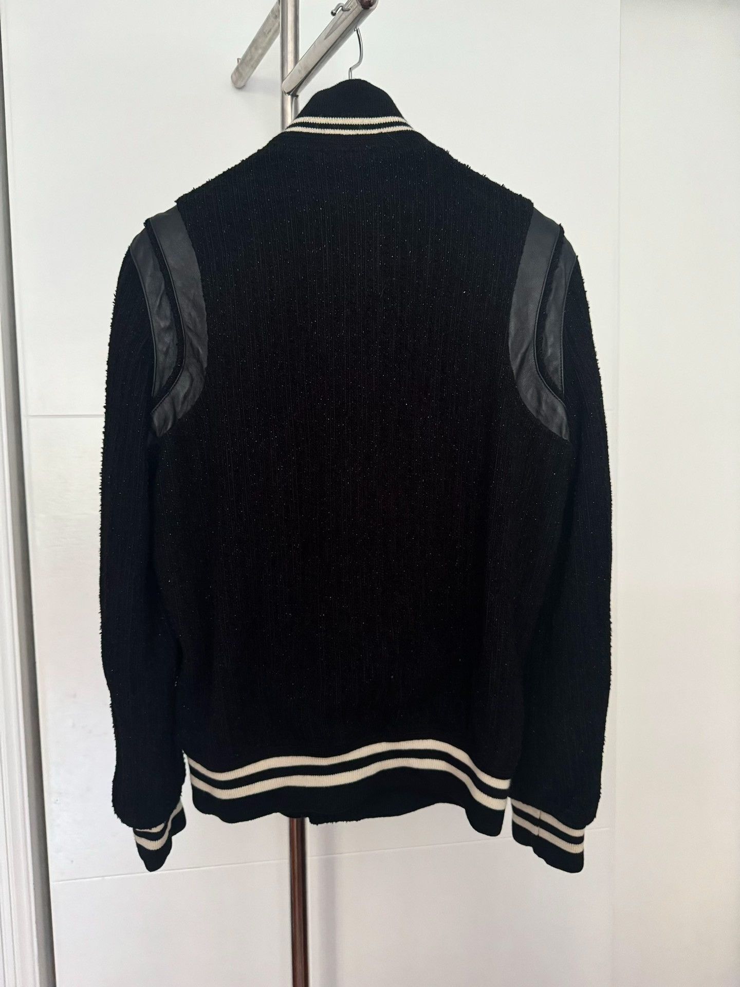 Saint Laurent Paris Saint Laurent Black Varsity Jacket Size US S / EU 44-46 / 1 - 2 Thumbnail