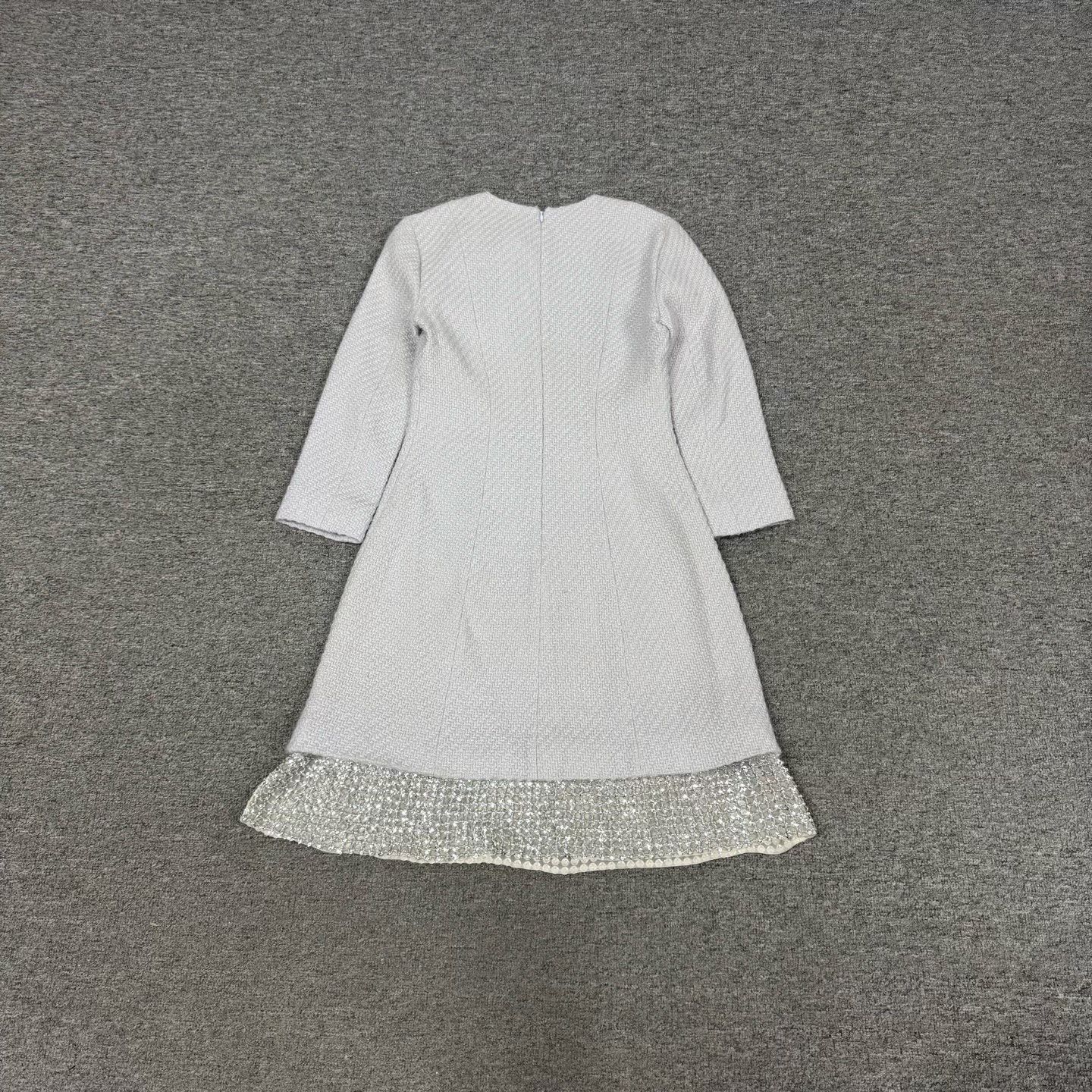 Dior Dior Tweed Beaded Wool Dress Size XS / US 0-2 / IT 36-38 - 7 Thumbnail
