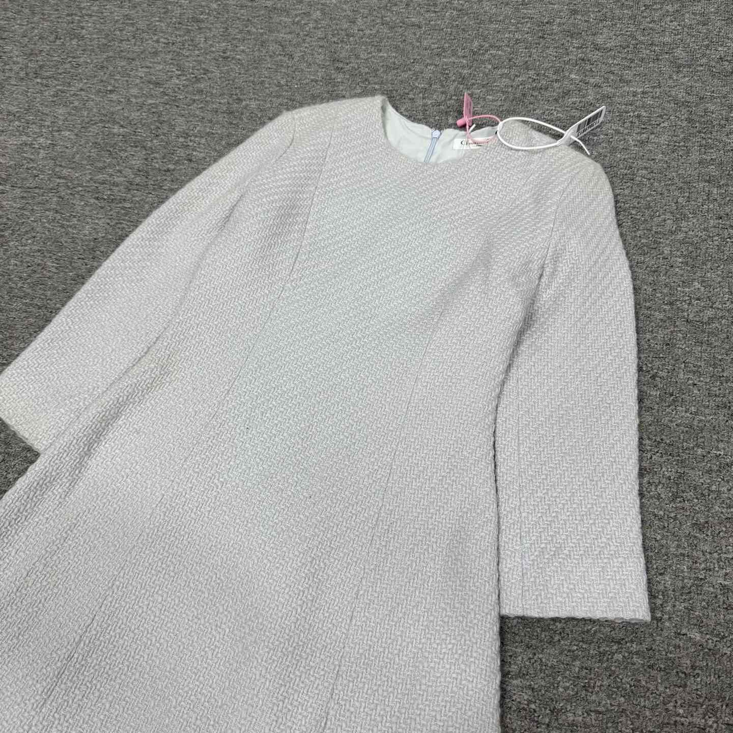 Dior Dior Tweed Beaded Wool Dress Size XS / US 0-2 / IT 36-38 - 4 Thumbnail