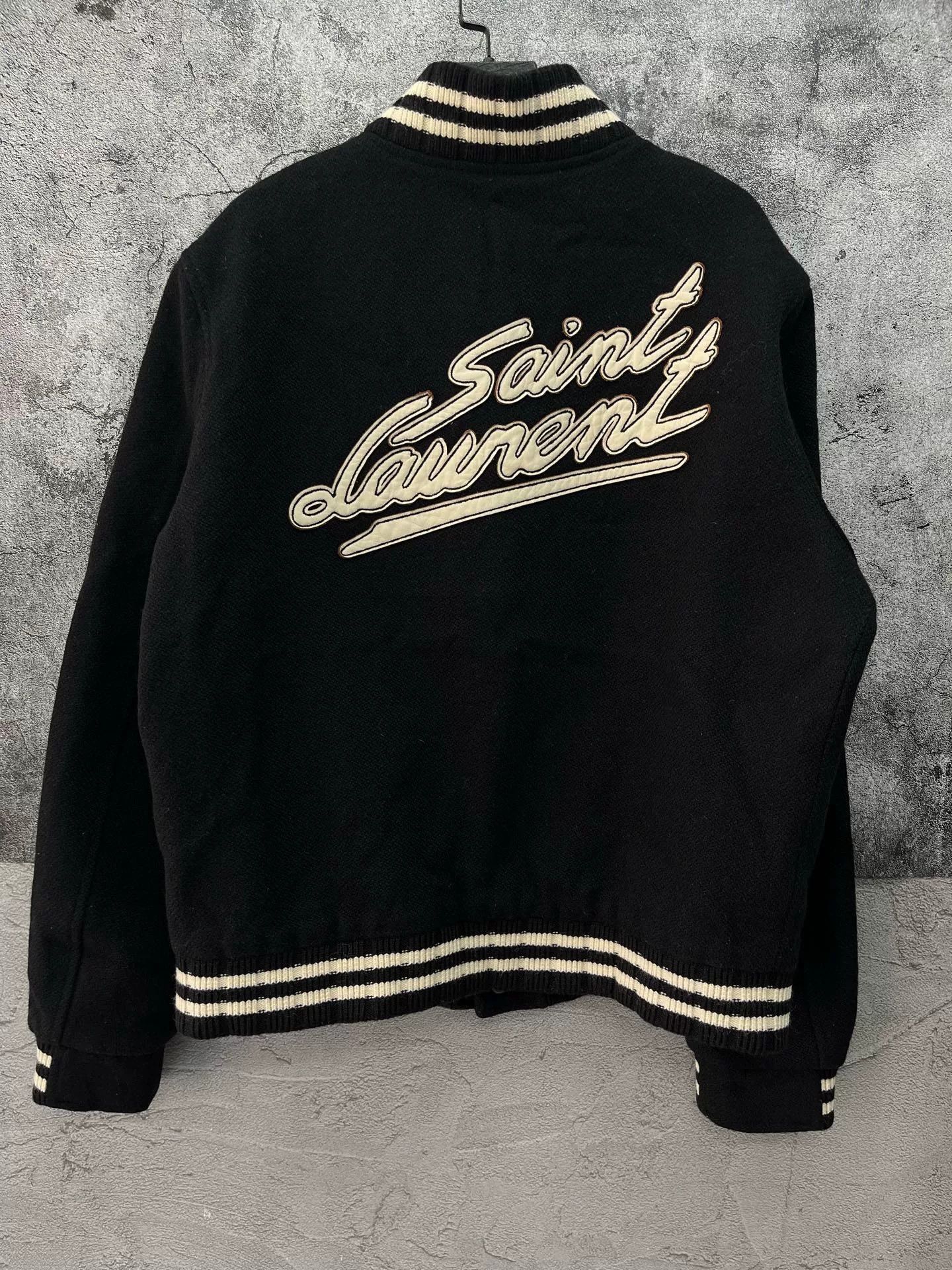 Saint Laurent Paris Saint Laurent Embroidered Baseball Jacket Size US M / EU 48-50 / 2 - 2 Thumbnail