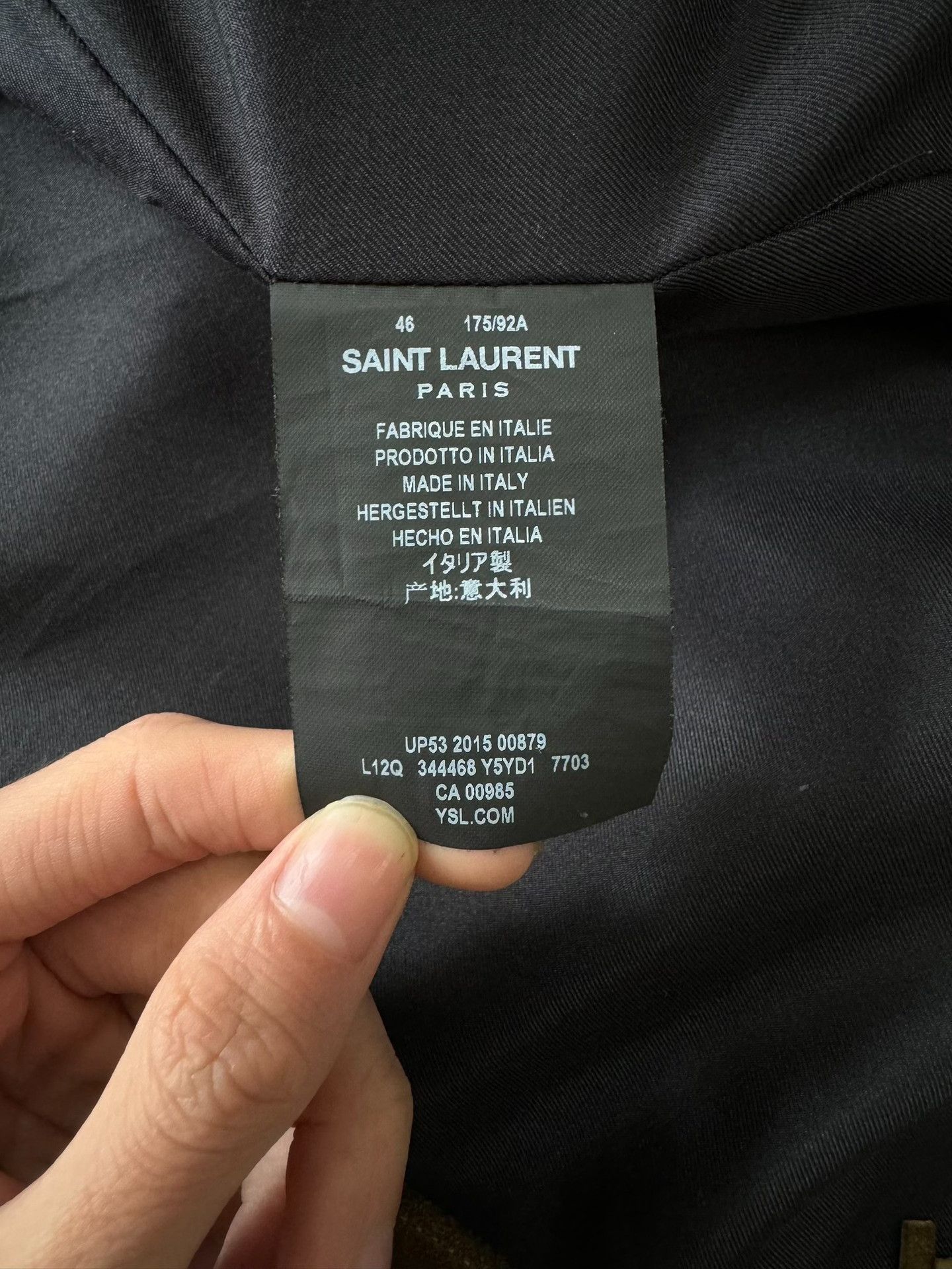 Saint Laurent Paris Saint Laurent Hedi Slimane Suede Fringe Jacket Size US S / EU 44-46 / 1 - 6 Thumbnail