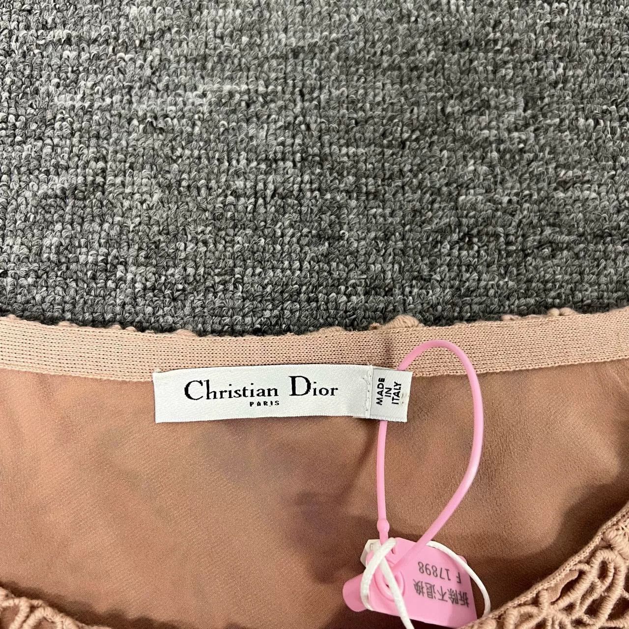 Dior Dior Nude Pink Lace Sleeveless Dress Size S / US 4 / IT 40 - 3 Thumbnail