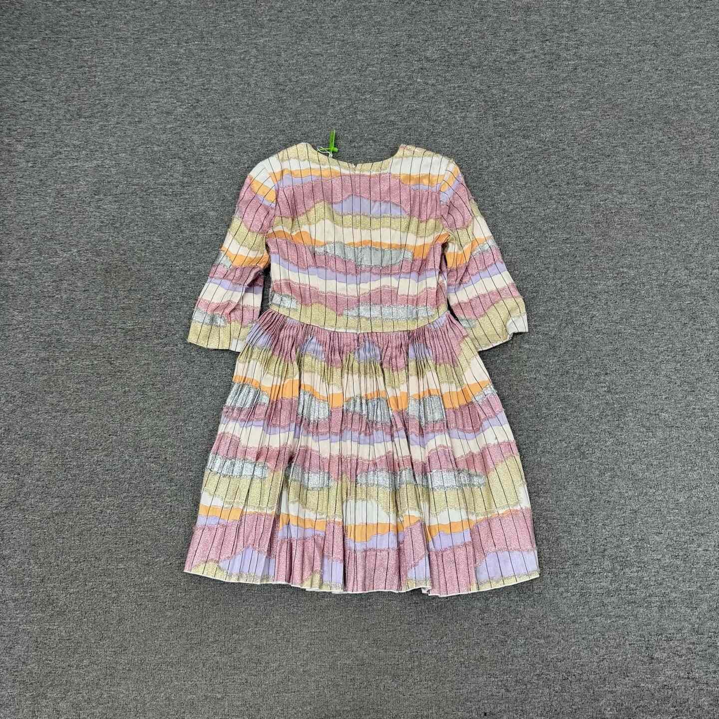 Dior Dior Runway Colorful V-neck Lurex Dress Size S / US 4 / IT 40 - 4 Thumbnail