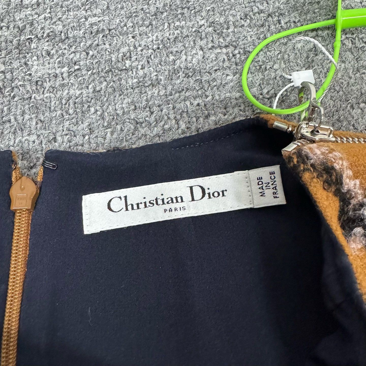 Dior Dior 2015 Tokyo Check Wool Short-Sleeve Dress Size S / US 4 / IT 40 - 6 Thumbnail