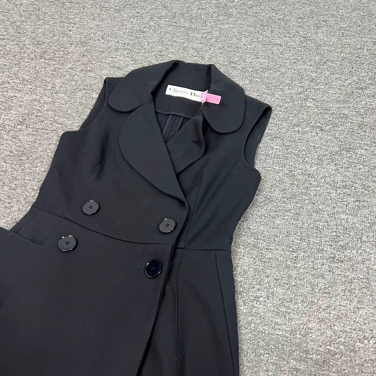 Dior Dior Designer Vest-Style Sleeveless Dress Size XXS / US 00 / IT 34 - 3 Thumbnail