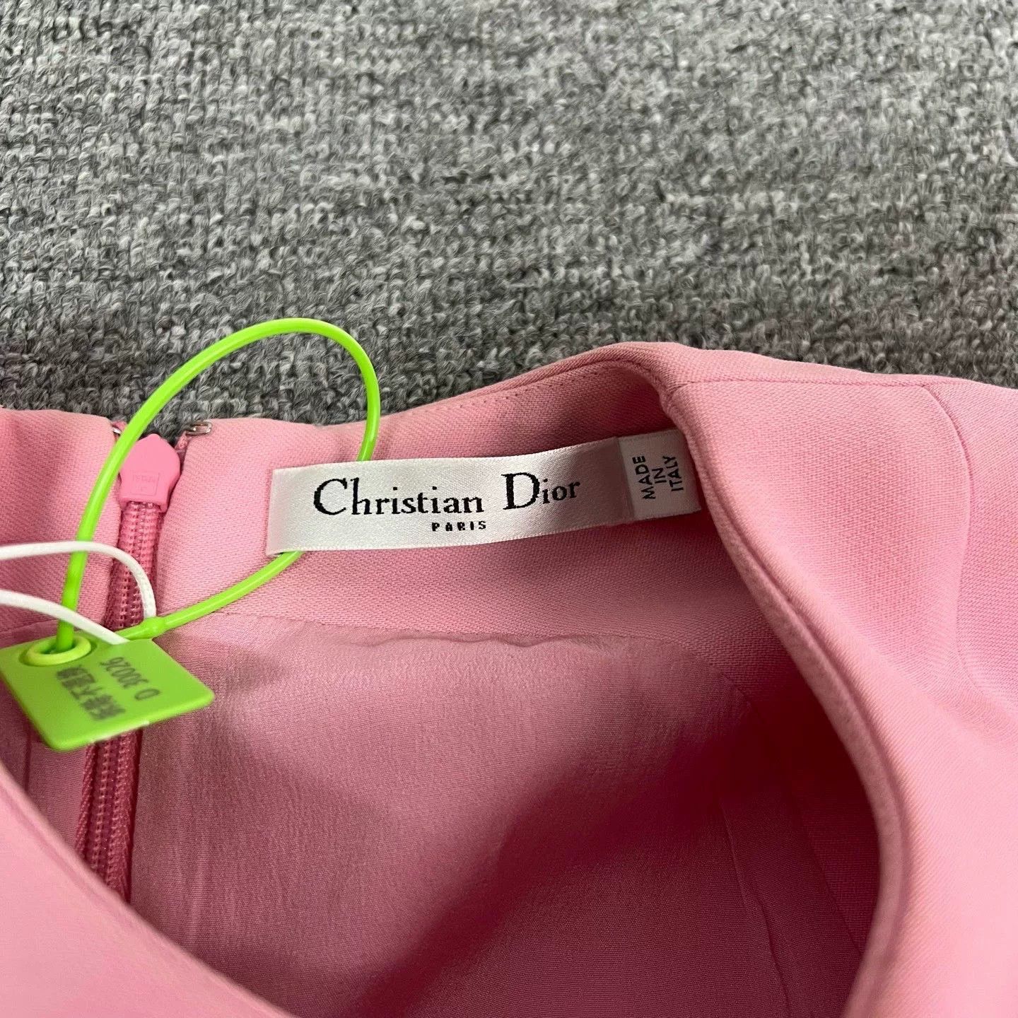 Dior Dior Silk Wool Sleeveless Pink Dress Size S / US 4 / IT 40 - 6 Thumbnail