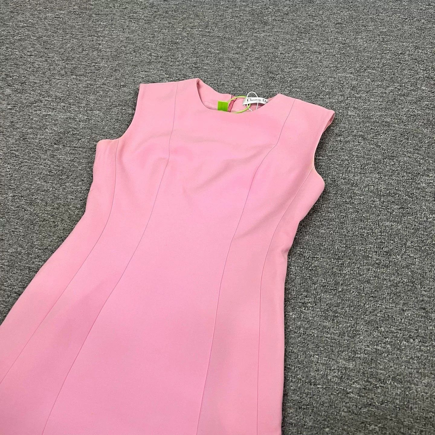 Dior Dior Silk Wool Sleeveless Pink Dress Size S / US 4 / IT 40 - 2 Thumbnail