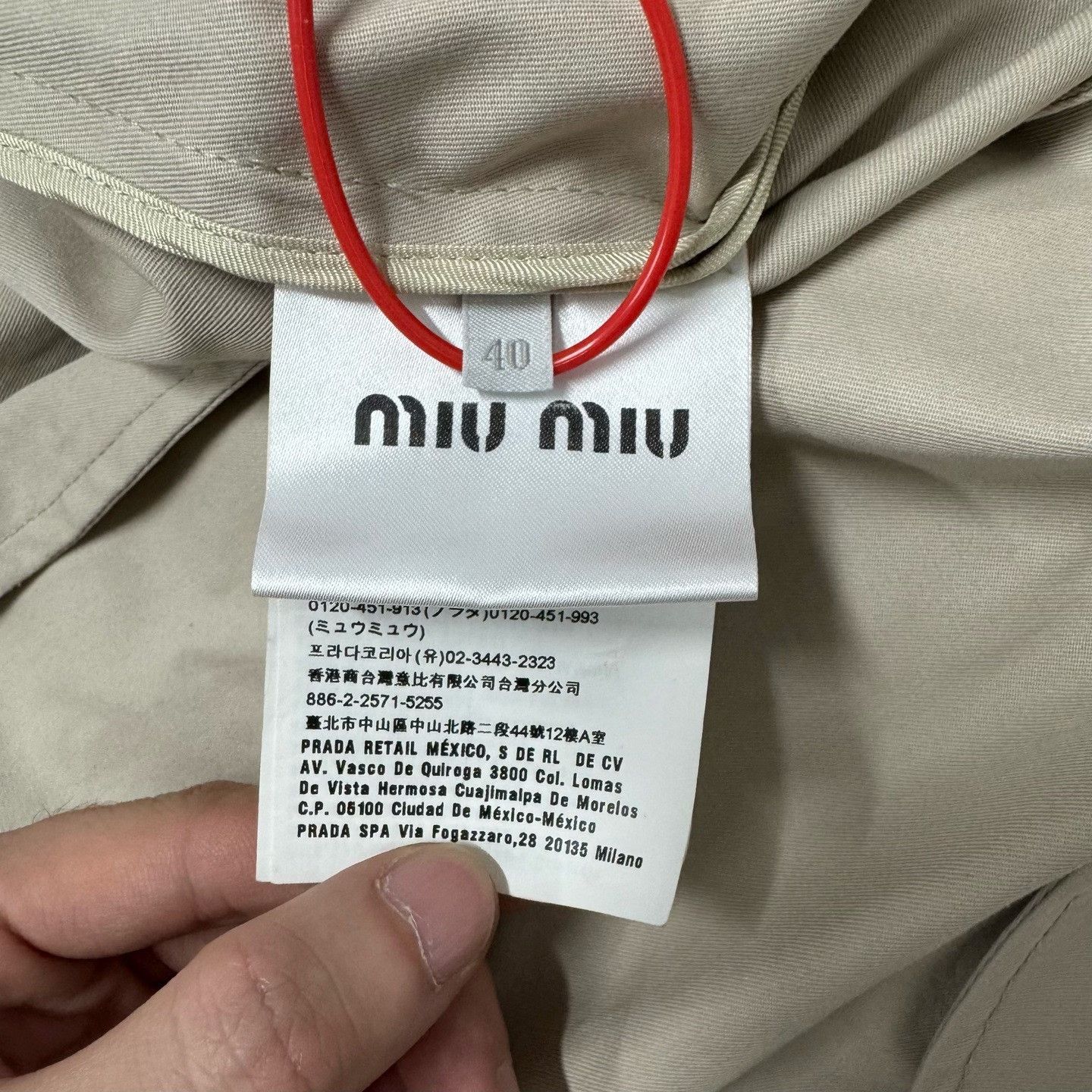 Miu Miu Miu Miu Women's Long Hooded Trench Size S / US 4 / IT 40 - 8 Thumbnail