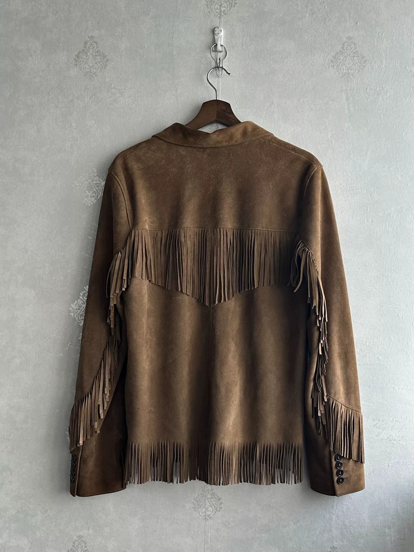 Saint Laurent Paris Saint Laurent SLP15SS Suede Fringe Jacket Size US M / EU 48-50 / 2 - 2 Thumbnail