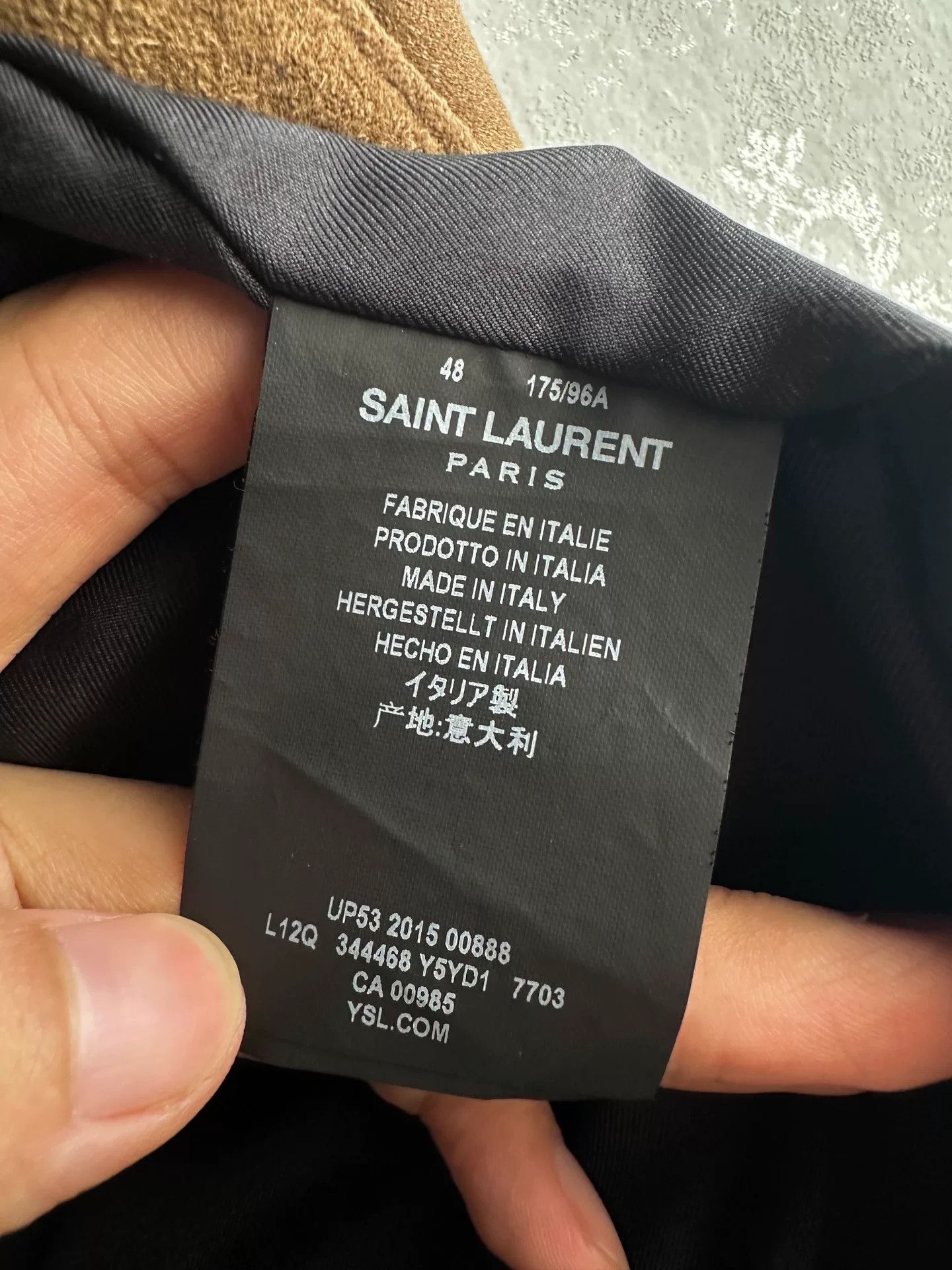 Saint Laurent Paris Saint Laurent SLP15SS Suede Fringe Jacket Size US M / EU 48-50 / 2 - 6 Thumbnail