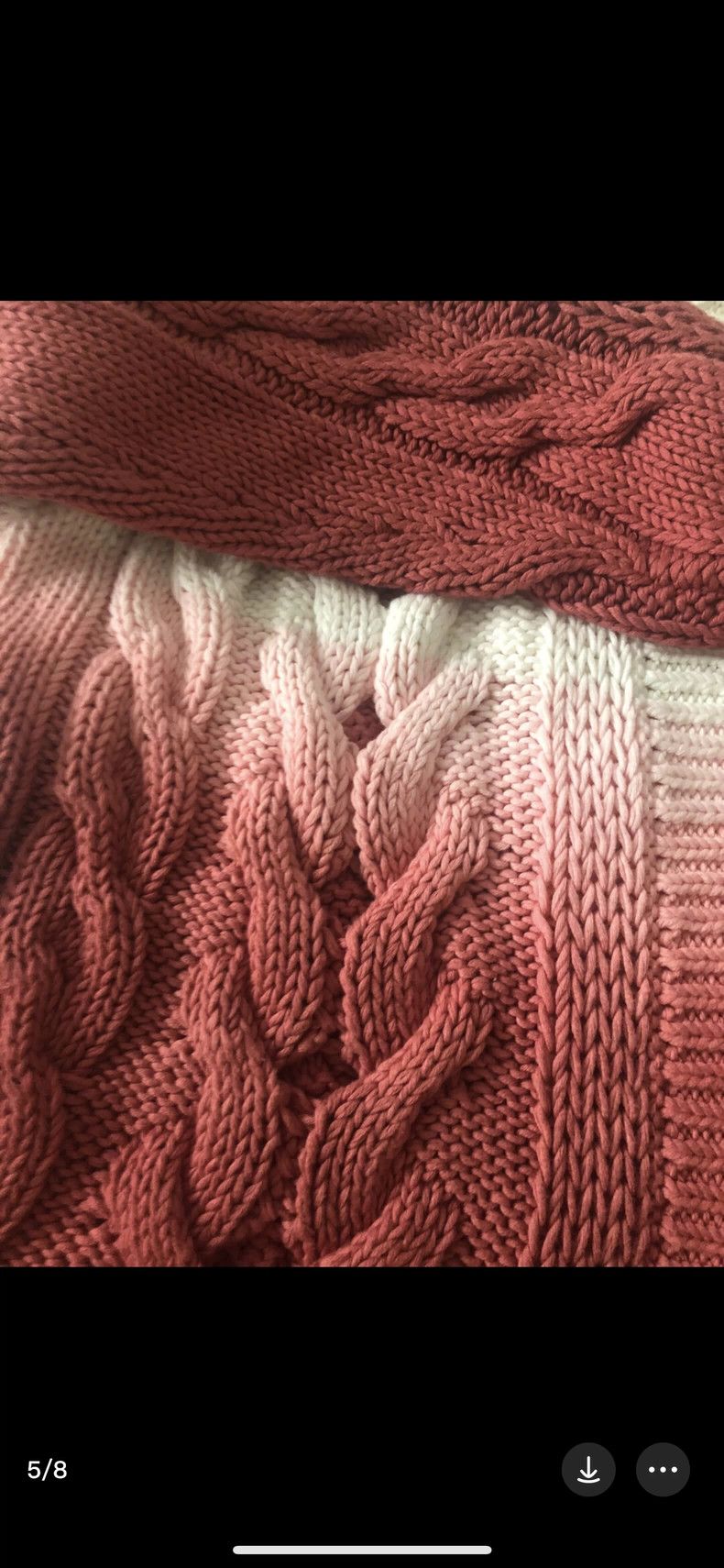 Saint Laurent Paris Saint Laurent Gradient Pink Hooded Cardigan Size M / US 6-8 / IT 42-44 - 6 Thumbnail